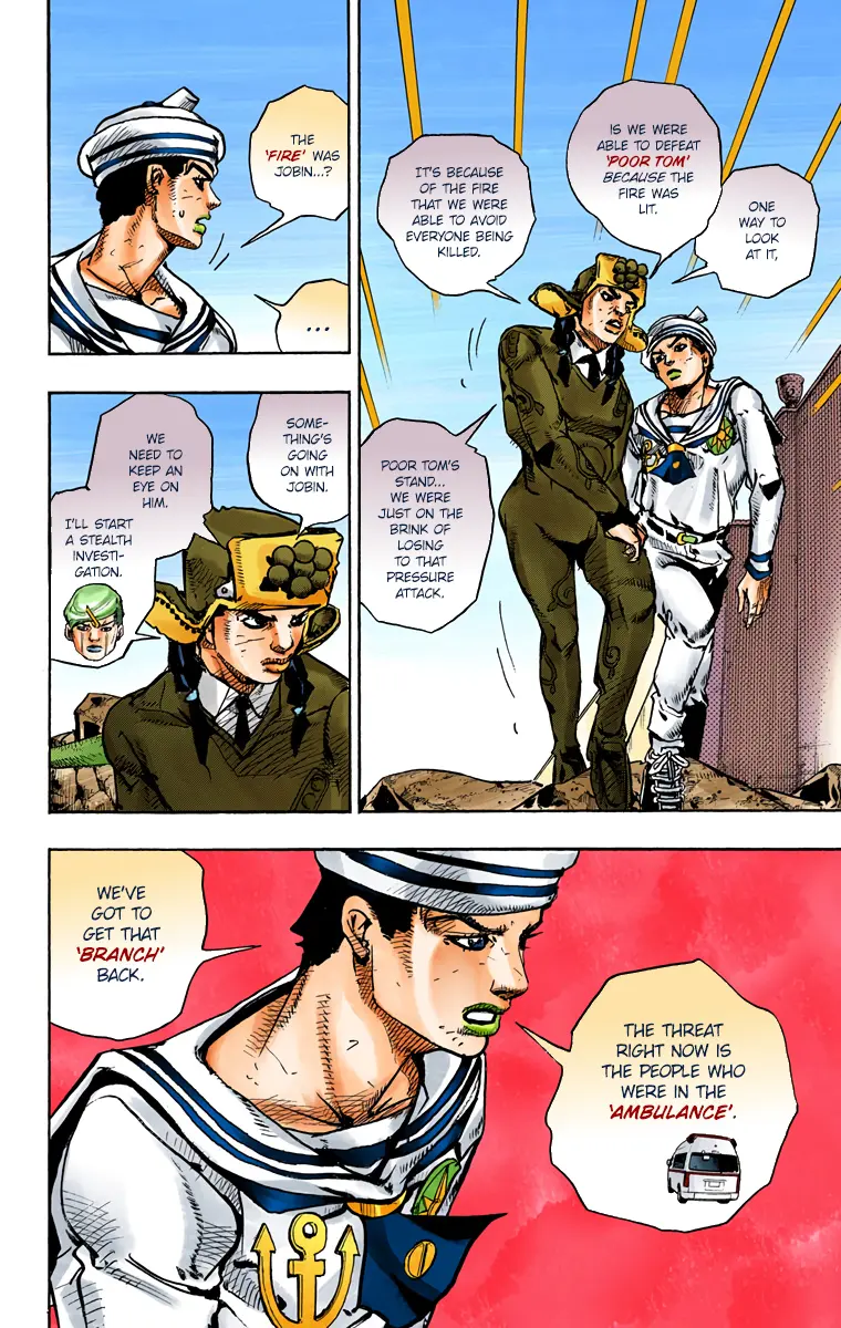JoJo's Bizarre Adventure, Part 8: JoJolion Colored Manga — Chapter 77 — Page 14