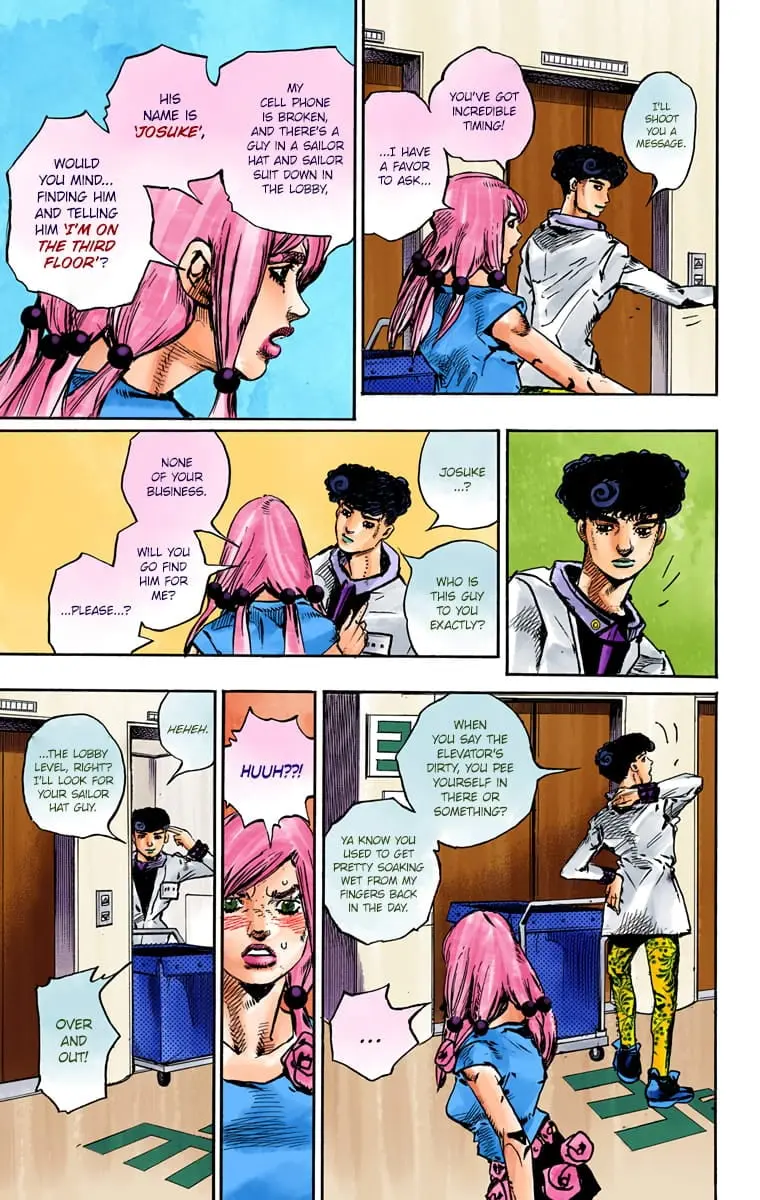 JoJo's Bizarre Adventure, Part 8: JoJolion Colored Manga — Chapter 81 — Page 25