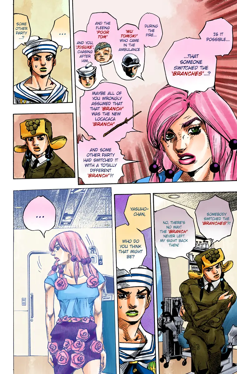 JoJo's Bizarre Adventure, Part 8: JoJolion Colored Manga — Chapter 82 — Page 34