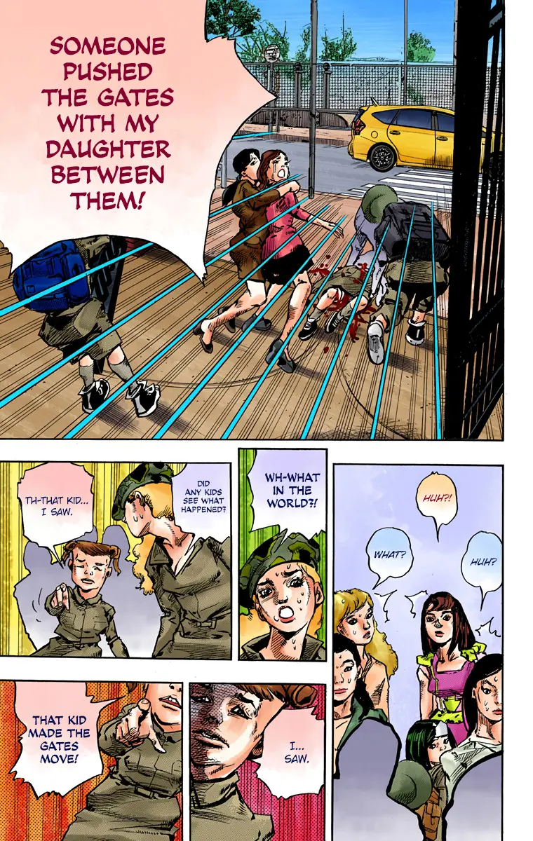JoJo's Bizarre Adventure, Part 8: JoJolion Colored Manga — Chapter 83 — Page 46