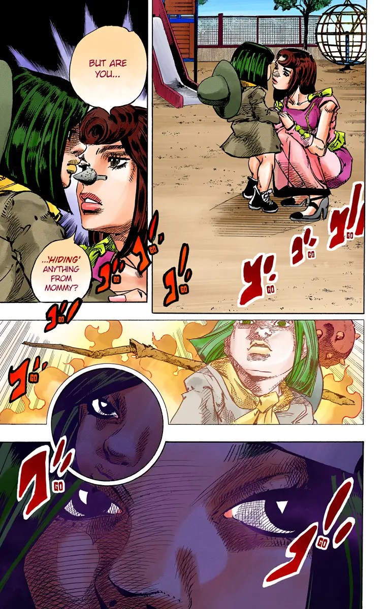 JoJo's Bizarre Adventure, Part 8: JoJolion Colored Manga — Chapter 84 — Page 35