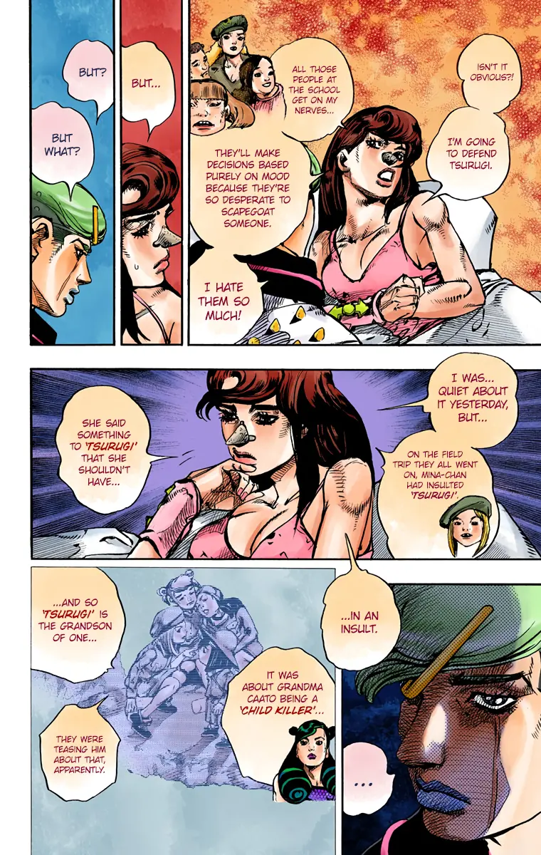 JoJo's Bizarre Adventure, Part 8: JoJolion Colored Manga — Chapter 85 — Page 7
