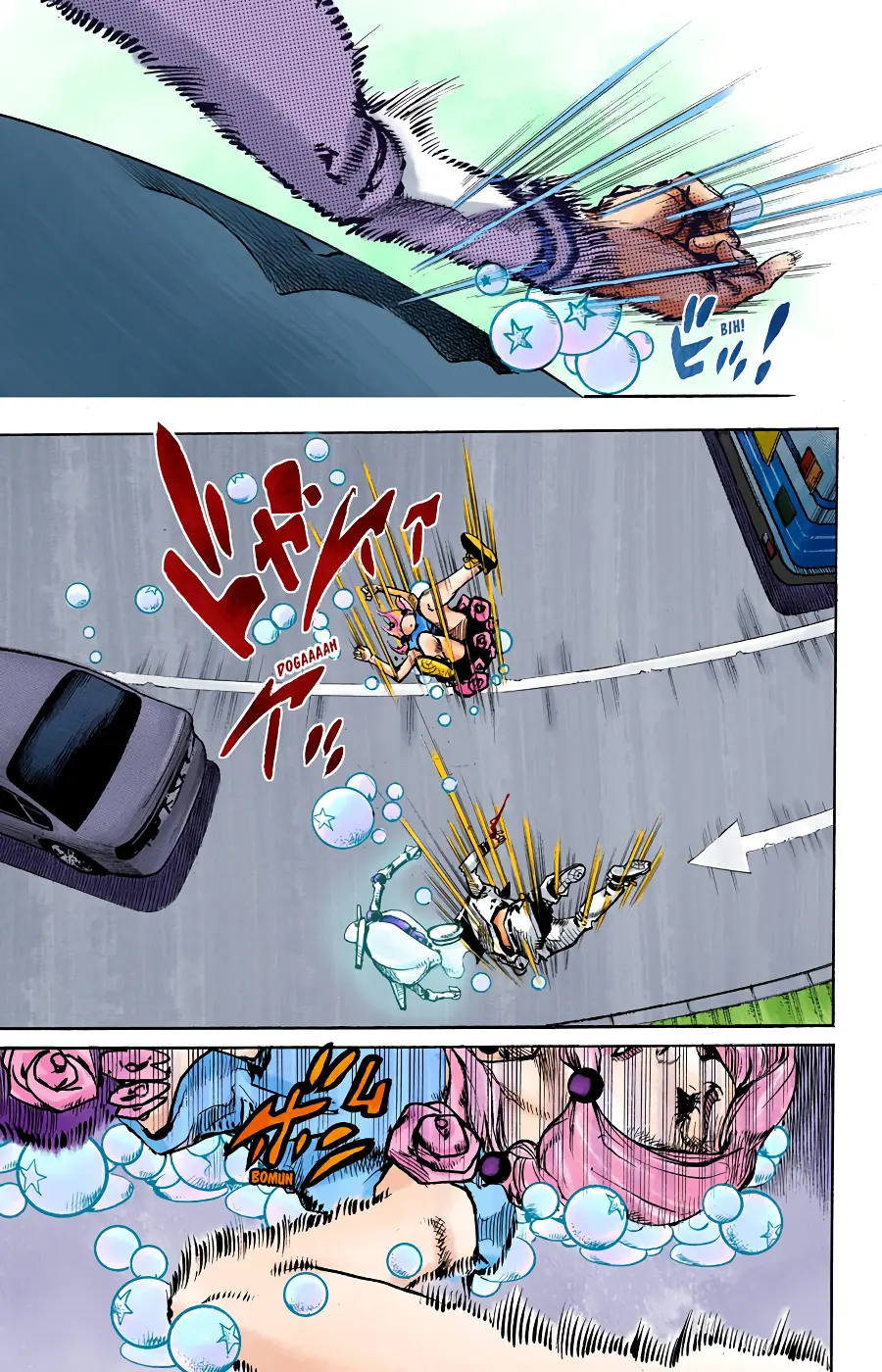 JoJo's Bizarre Adventure, Part 8: JoJolion Colored Manga — Chapter 86 — Page 16