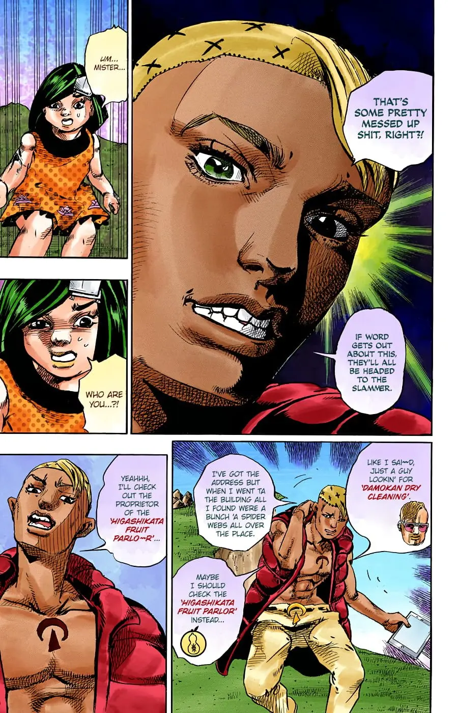 JoJo's Bizarre Adventure, Part 8: JoJolion Colored Manga — Chapter 87 — Page 21