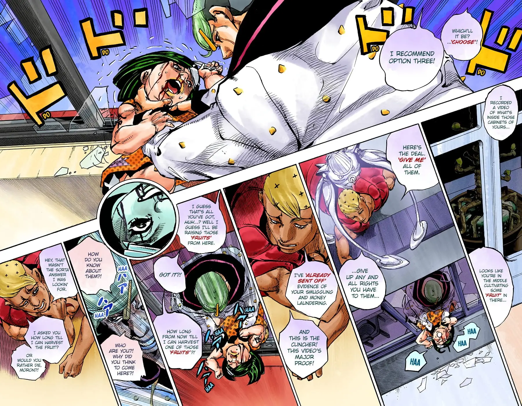 JoJo's Bizarre Adventure, Part 8: JoJolion Colored Manga — Chapter 88 — Page 8