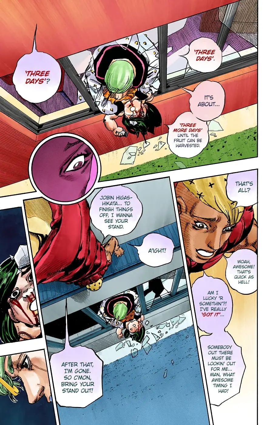 JoJo's Bizarre Adventure, Part 8: JoJolion Colored Manga — Chapter 88 — Page 10