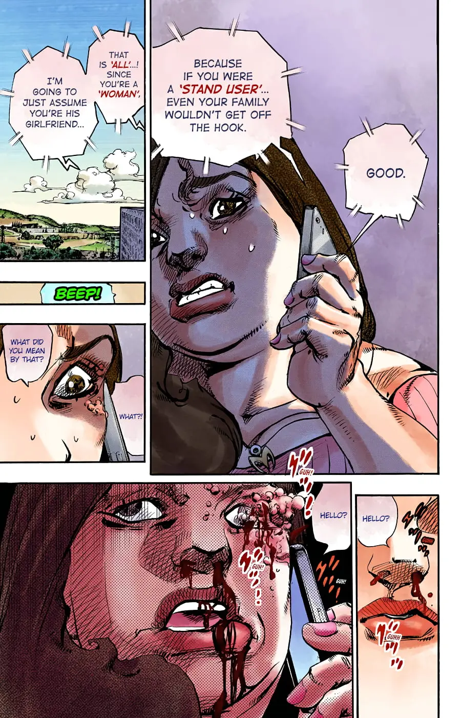 JoJo's Bizarre Adventure, Part 8: JoJolion Colored Manga — Chapter 88 — Page 35