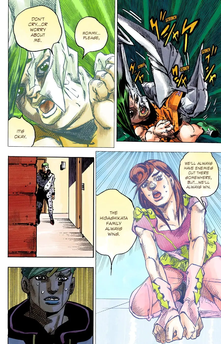 JoJo's Bizarre Adventure, Part 8: JoJolion Colored Manga — Chapter 91 — Page 34