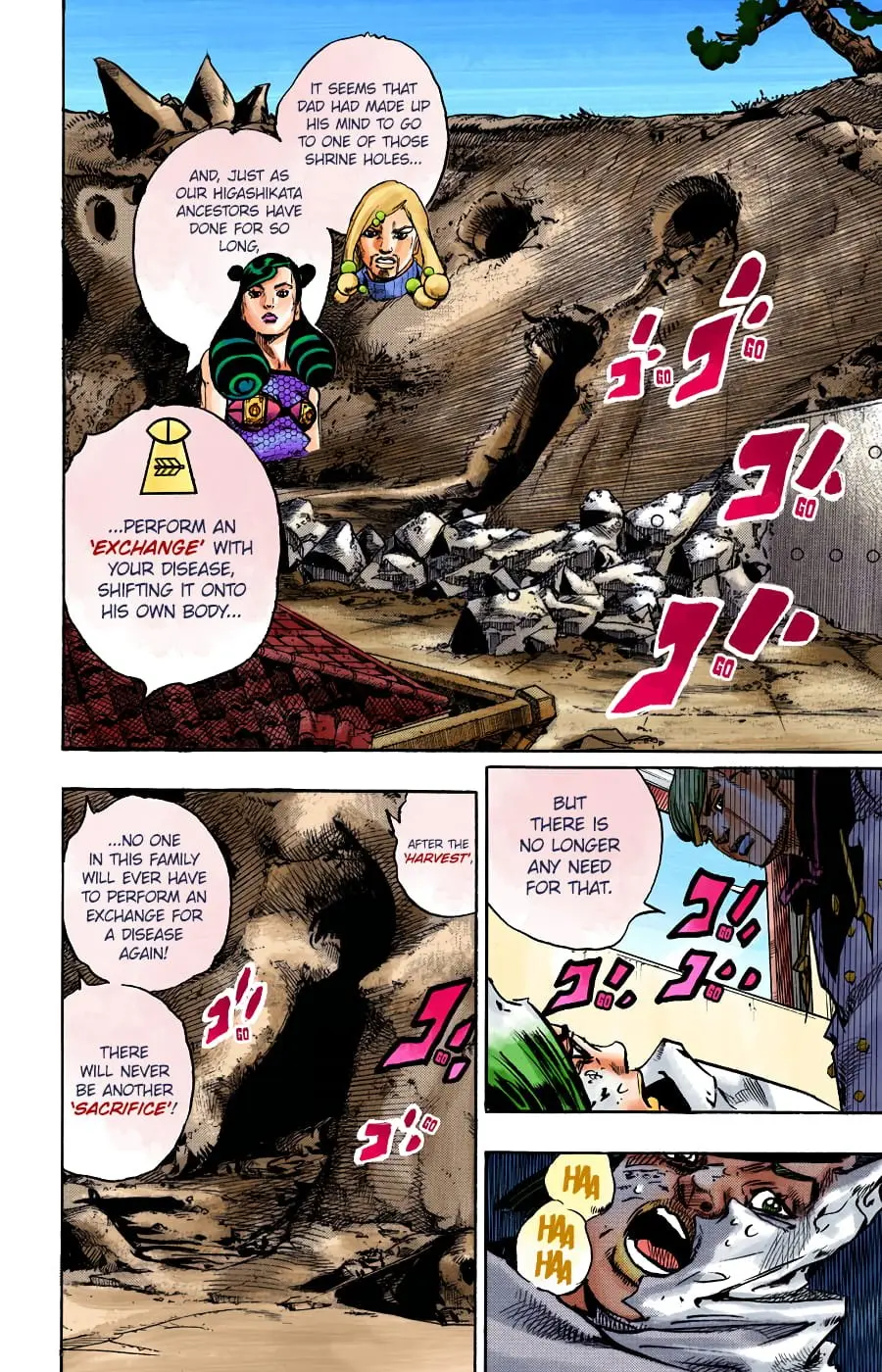 JoJo's Bizarre Adventure, Part 8: JoJolion Colored Manga — Chapter 94 — Page 3