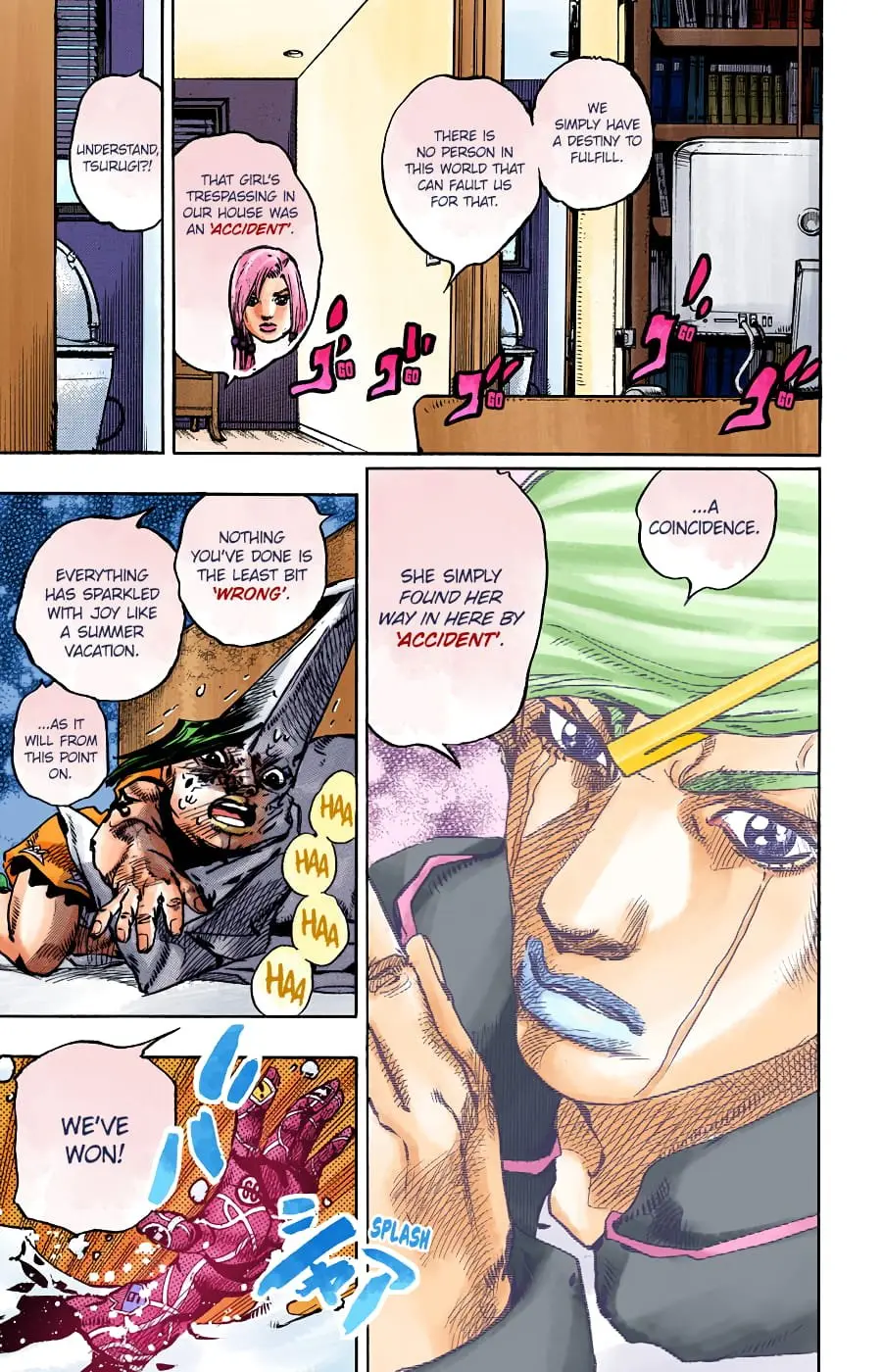 JoJo's Bizarre Adventure, Part 8: JoJolion Colored Manga — Chapter 94 — Page 4
