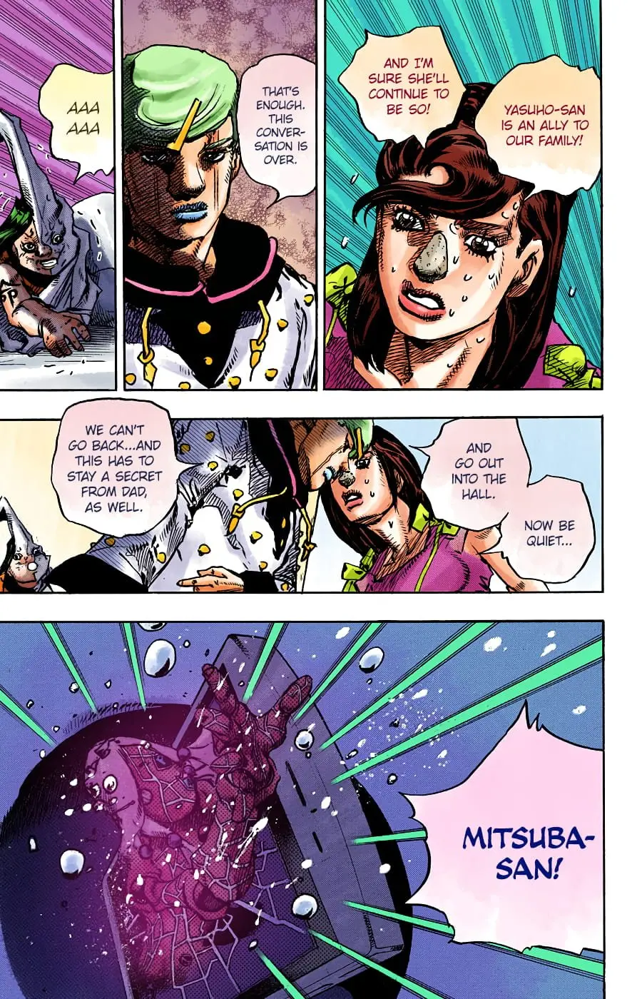 JoJo's Bizarre Adventure, Part 8: JoJolion Colored Manga — Chapter 94 — Page 18