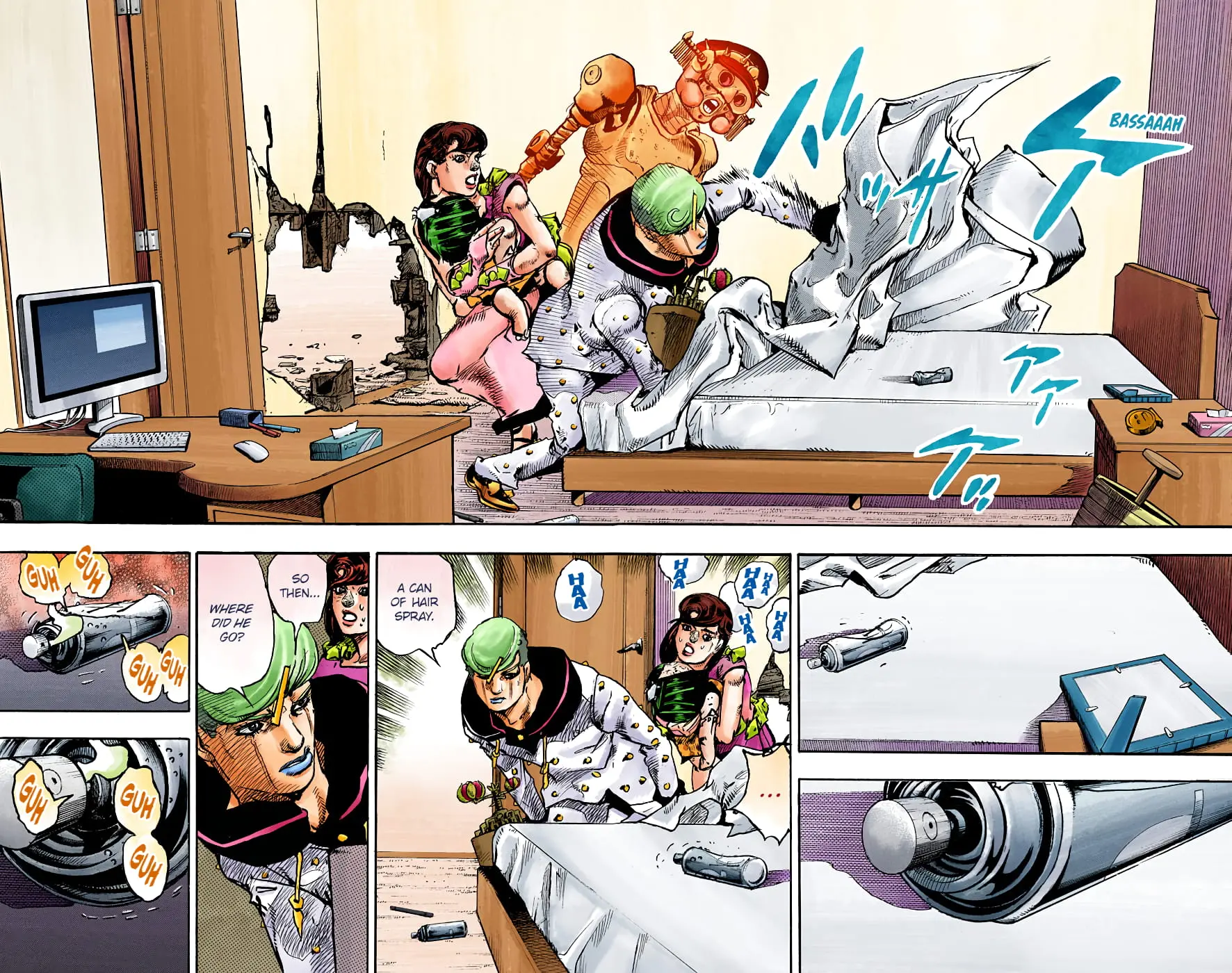 JoJo's Bizarre Adventure, Part 8: JoJolion Colored Manga — Chapter 97 — Page 4
