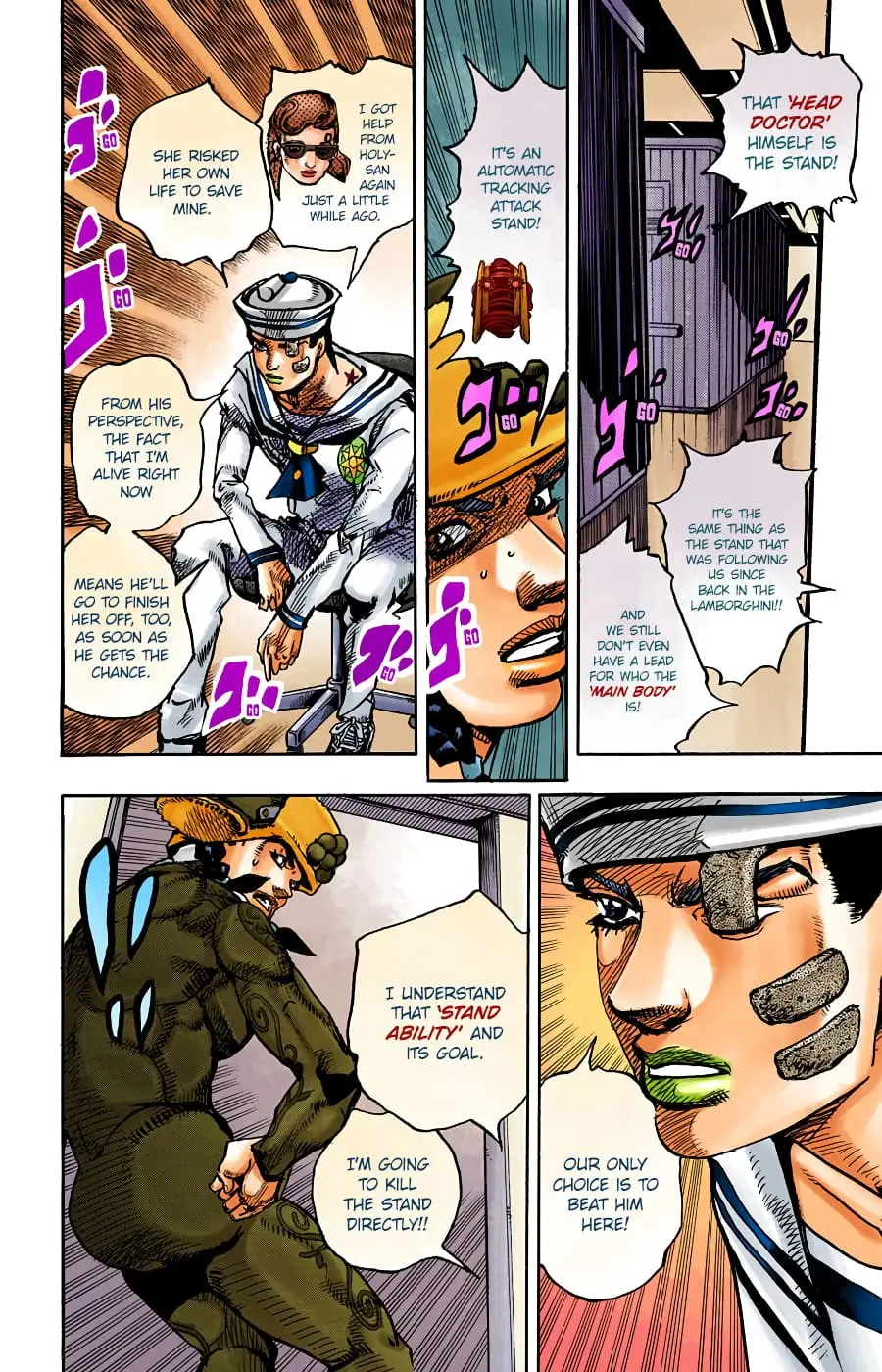 JoJo's Bizarre Adventure, Part 8: JoJolion Colored Manga — Chapter 98 — Page 12