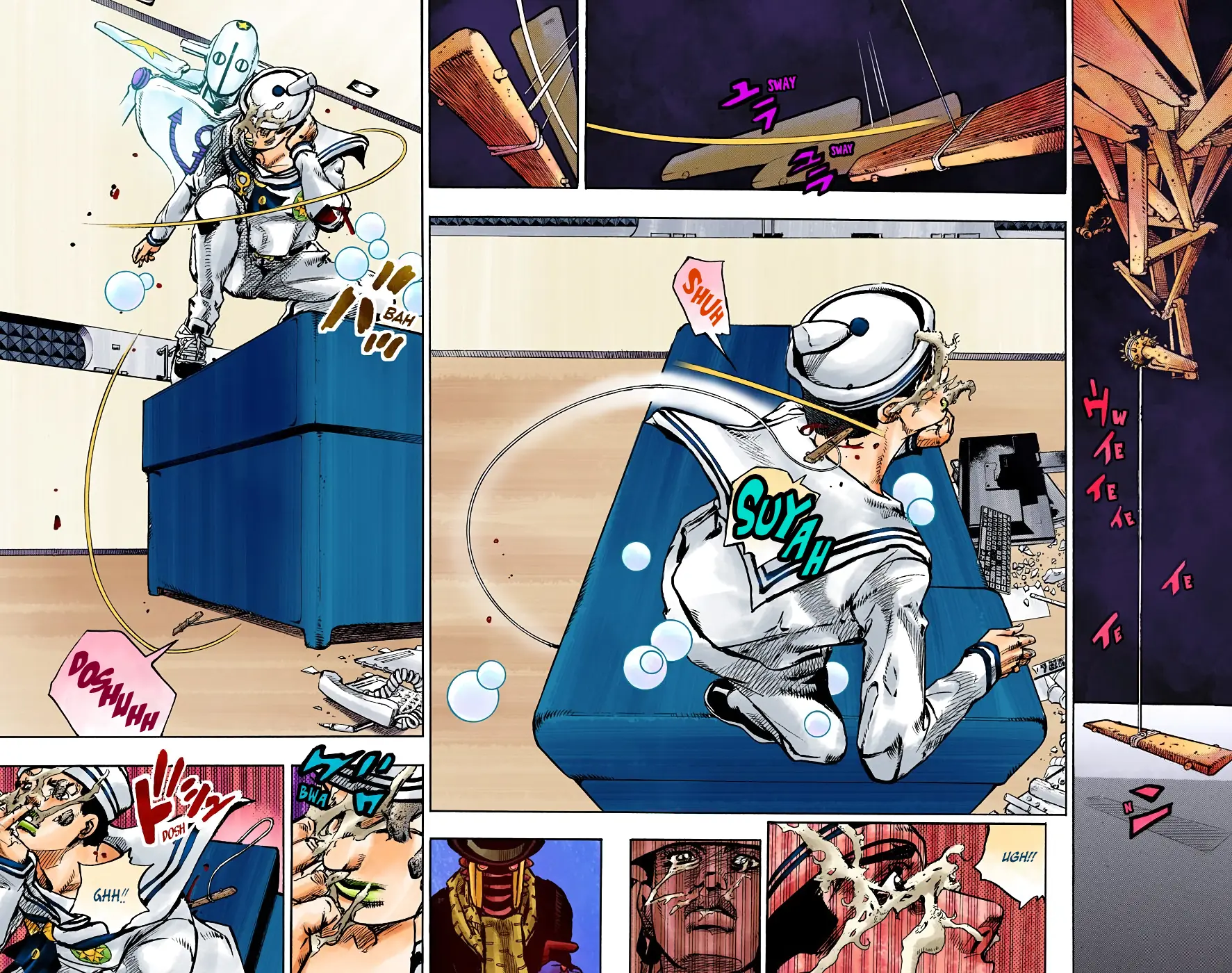JoJo's Bizarre Adventure, Part 8: JoJolion Colored Manga — Chapter 100 — Page 6