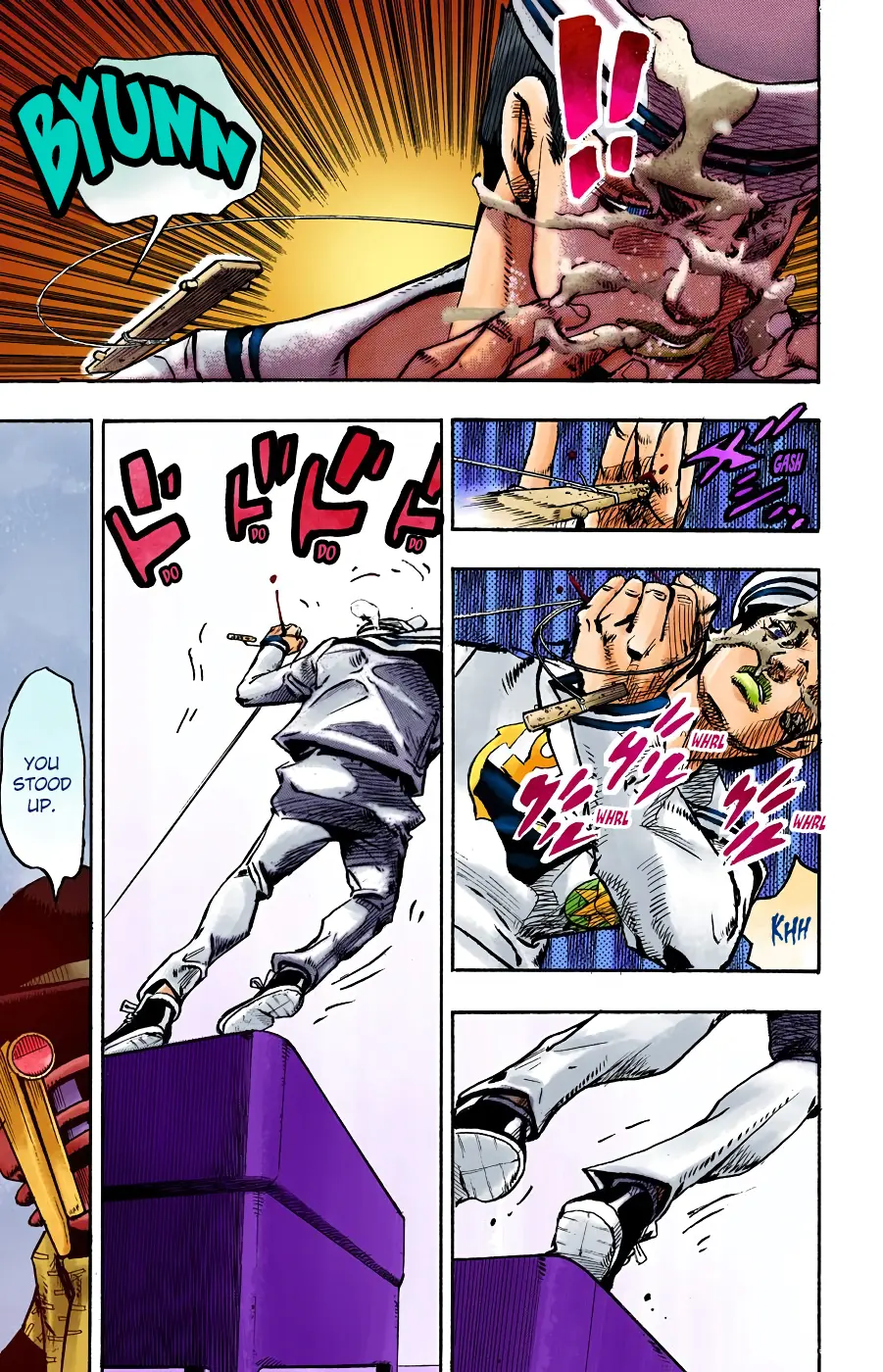 JoJo's Bizarre Adventure, Part 8: JoJolion Colored Manga — Chapter 100 — Page 8