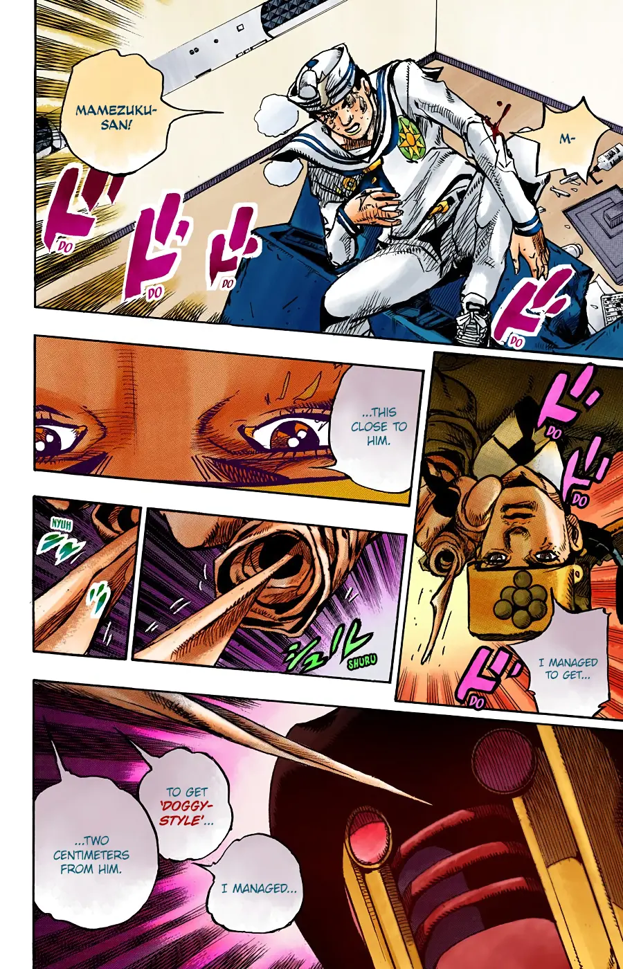 JoJo's Bizarre Adventure, Part 8: JoJolion Colored Manga — Chapter 100 — Page 17