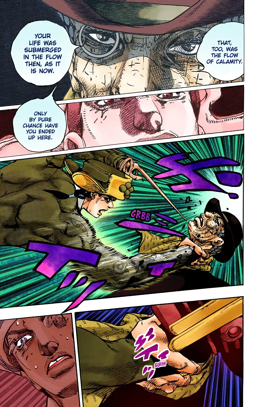 JoJo's Bizarre Adventure, Part 8: JoJolion Colored Manga — Chapter 100 — Page 22