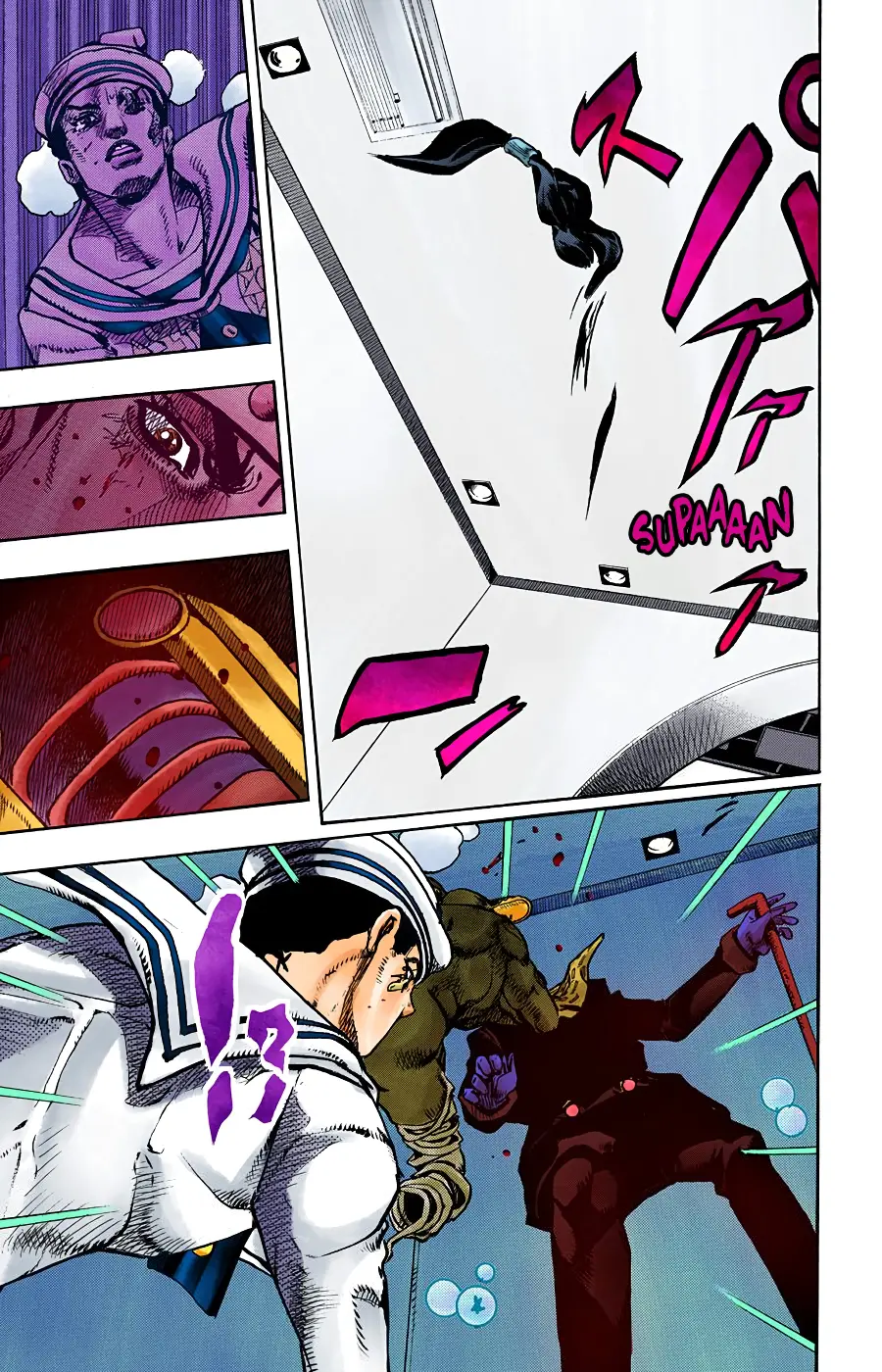 JoJo's Bizarre Adventure, Part 8: JoJolion Colored Manga — Chapter 100 — Page 24