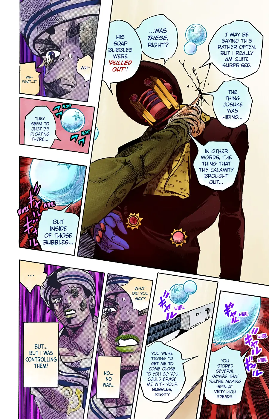 JoJo's Bizarre Adventure, Part 8: JoJolion Colored Manga — Chapter 100 — Page 27