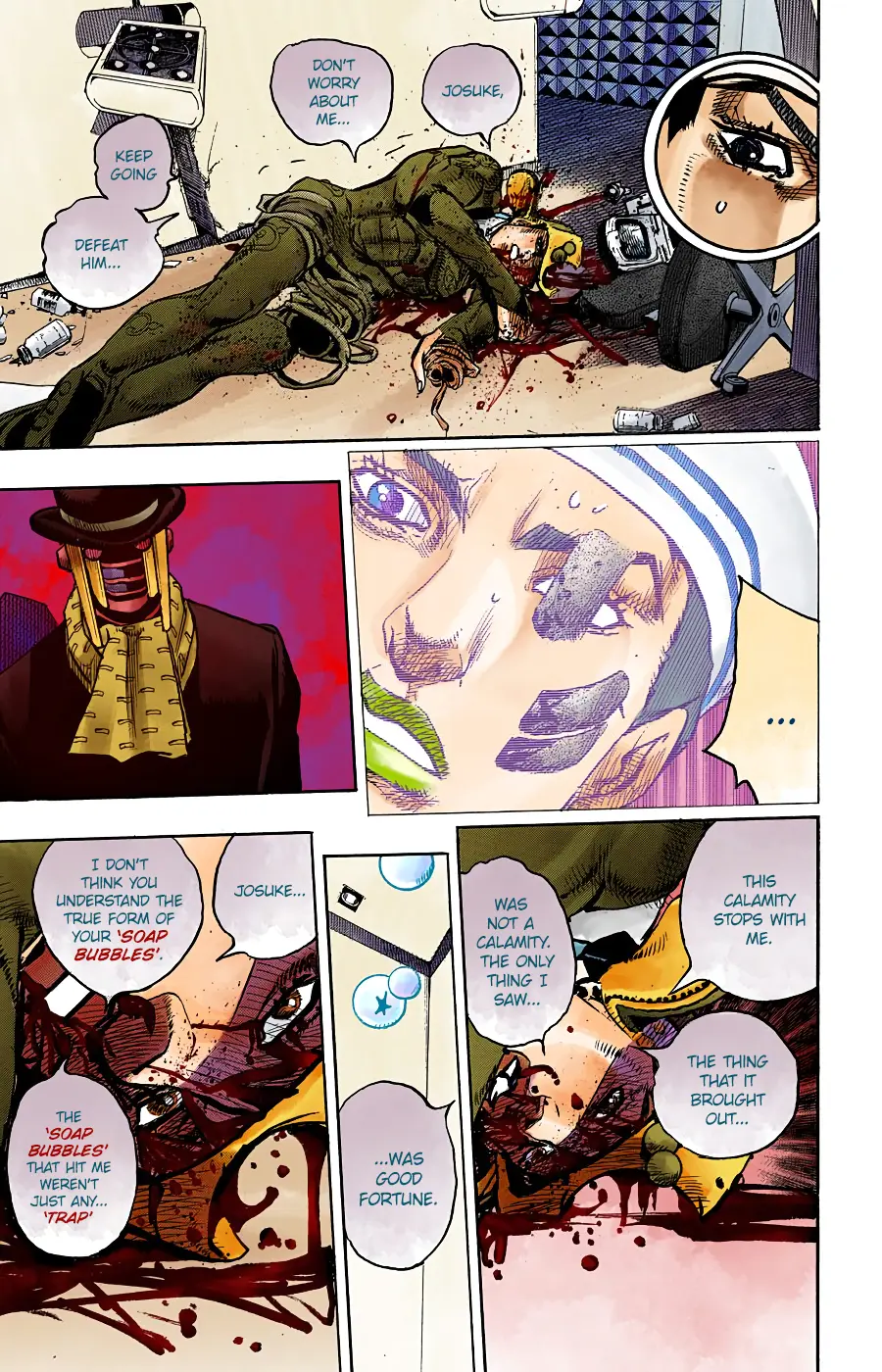 JoJo's Bizarre Adventure, Part 8: JoJolion Colored Manga — Chapter 100 — Page 31