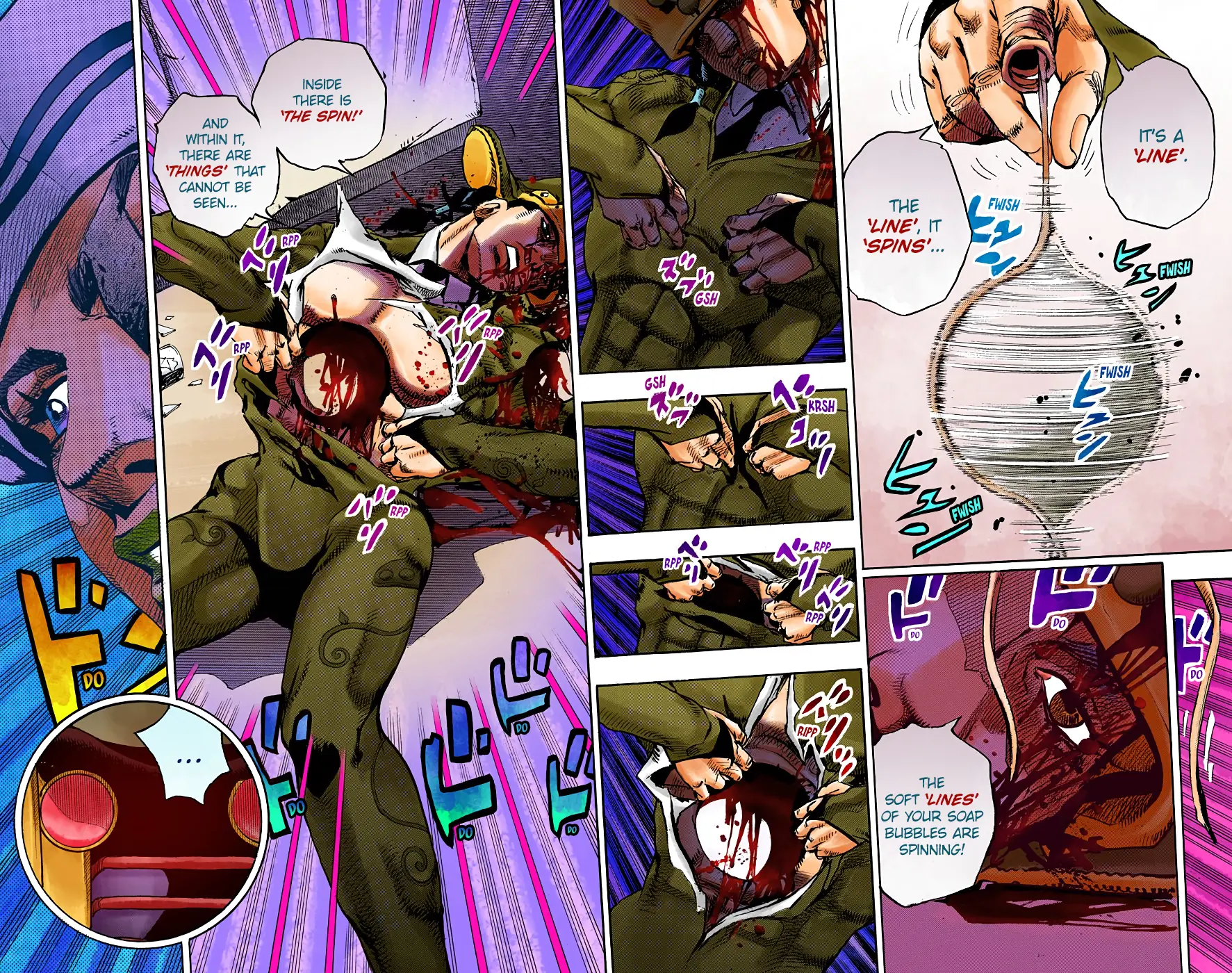 JoJo's Bizarre Adventure, Part 8: JoJolion Colored Manga — Chapter 100 — Page 33
