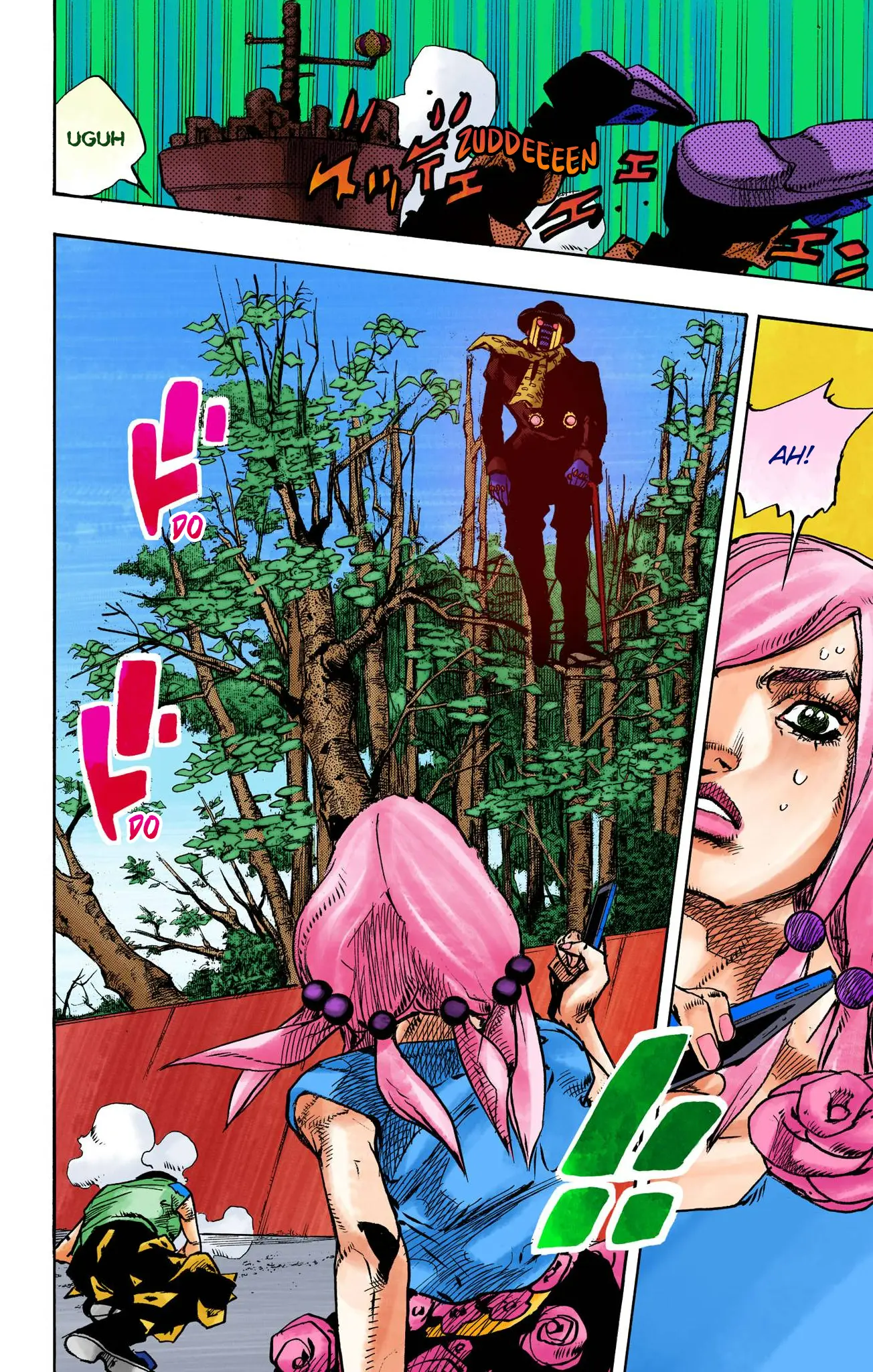 JoJo's Bizarre Adventure, Part 8: JoJolion Colored Manga — Chapter 103 — Page 12