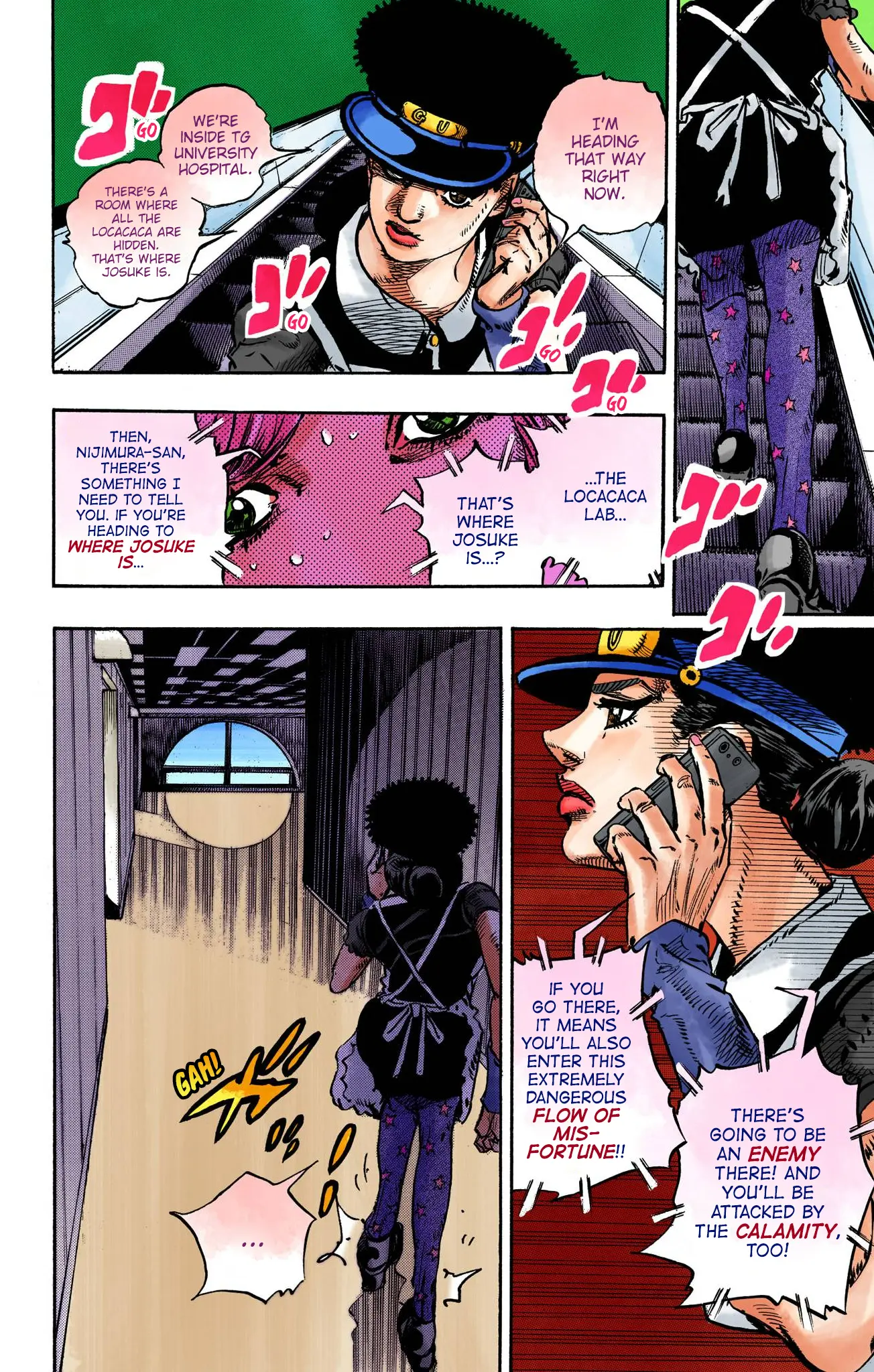 JoJo's Bizarre Adventure, Part 8: JoJolion Colored Manga — Chapter 103 — Page 16