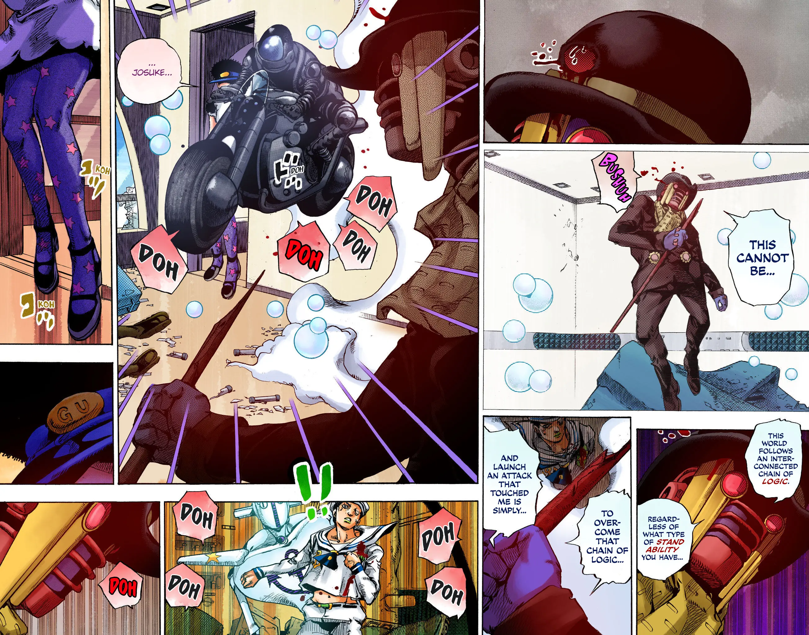 JoJo's Bizarre Adventure, Part 8: JoJolion Colored Manga — Chapter 104 — Page 6