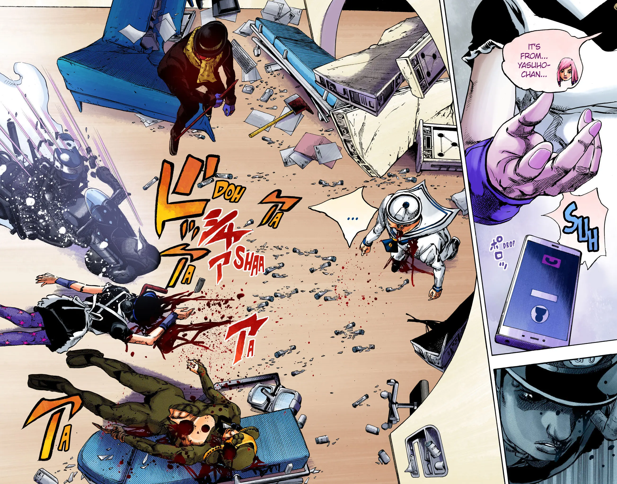 JoJo's Bizarre Adventure, Part 8: JoJolion Colored Manga — Chapter 104 — Page 9