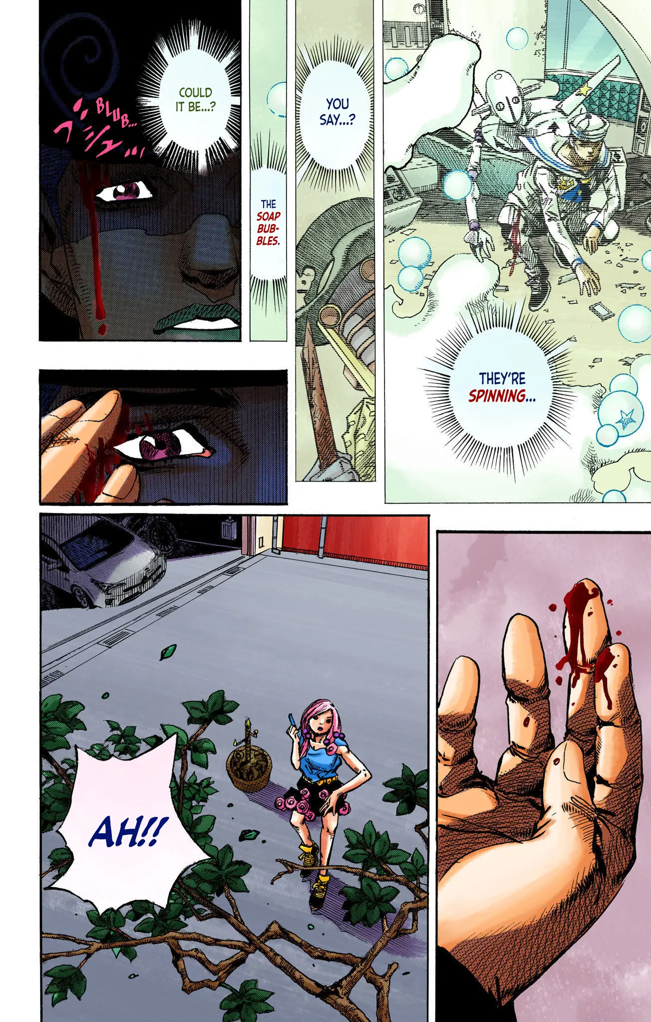 JoJo's Bizarre Adventure, Part 8: JoJolion Colored Manga — Chapter 104 — Page 11