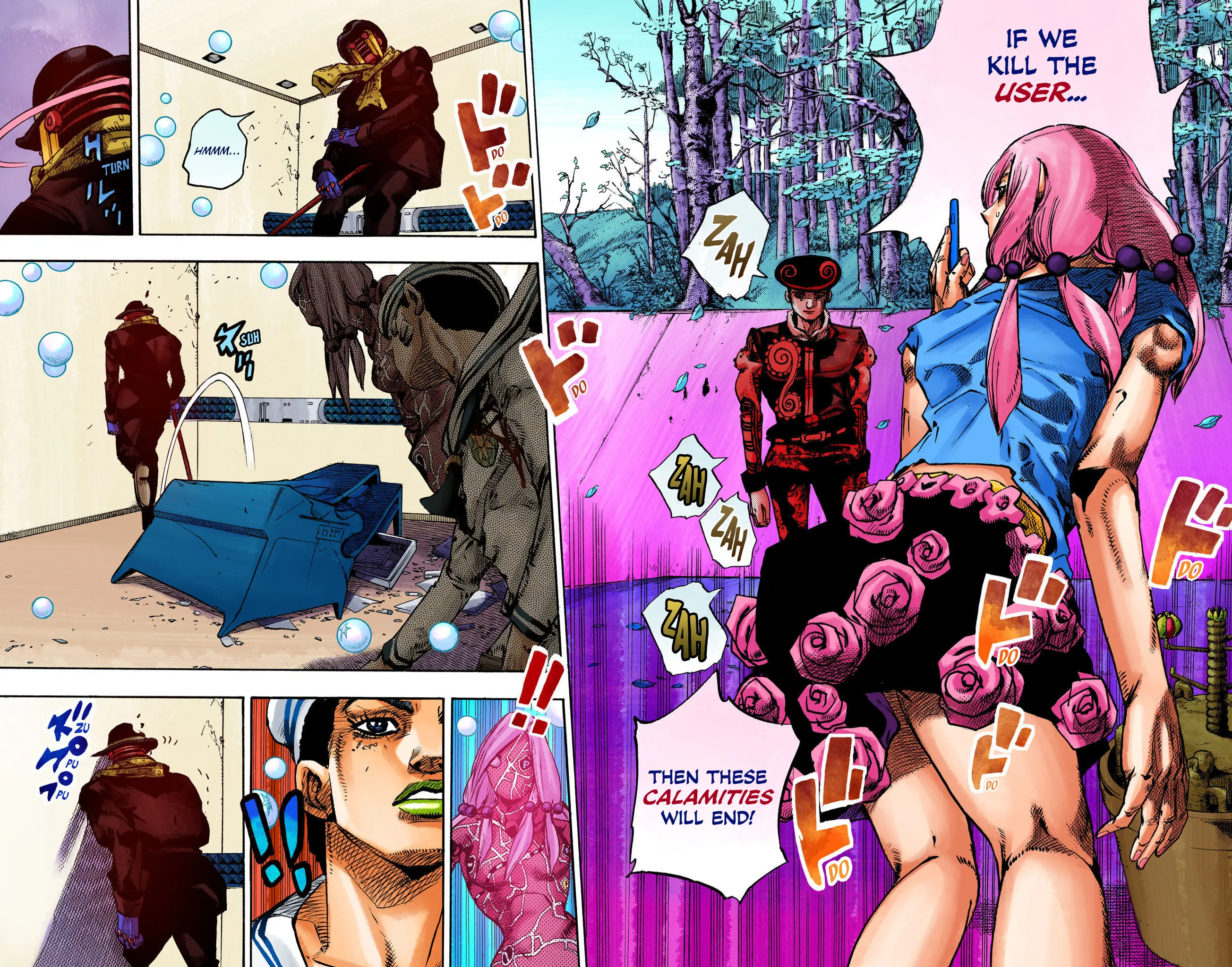 JoJo's Bizarre Adventure, Part 8: JoJolion Colored Manga — Chapter 104 — Page 16