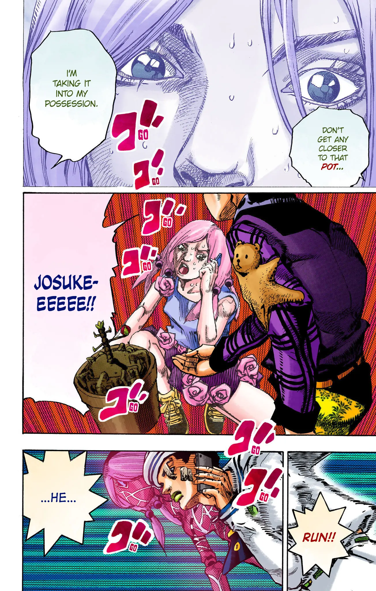 JoJo's Bizarre Adventure, Part 8: JoJolion Colored Manga — Chapter 104 — Page 19