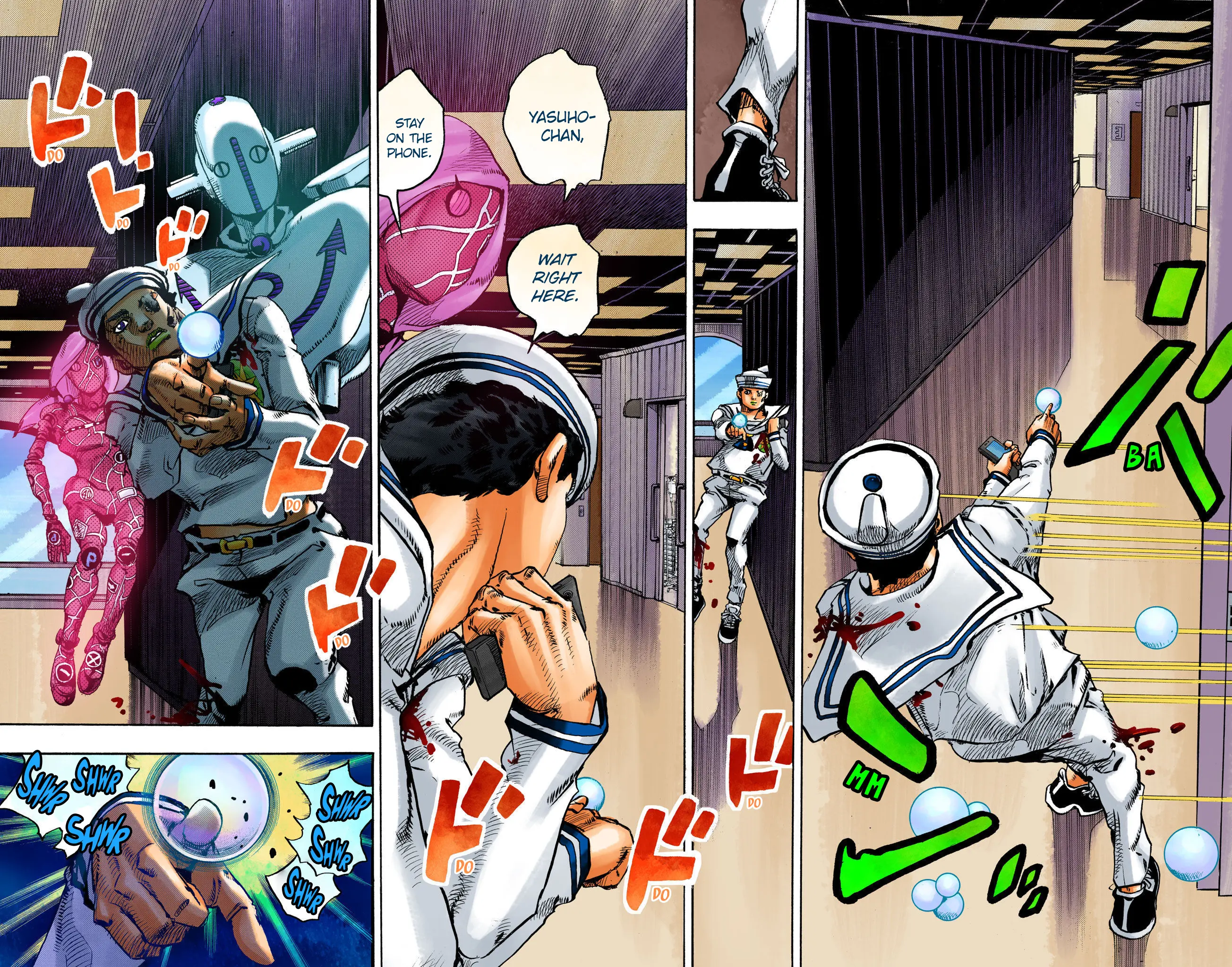 JoJo's Bizarre Adventure, Part 8: JoJolion Colored Manga — Chapter 104 — Page 32