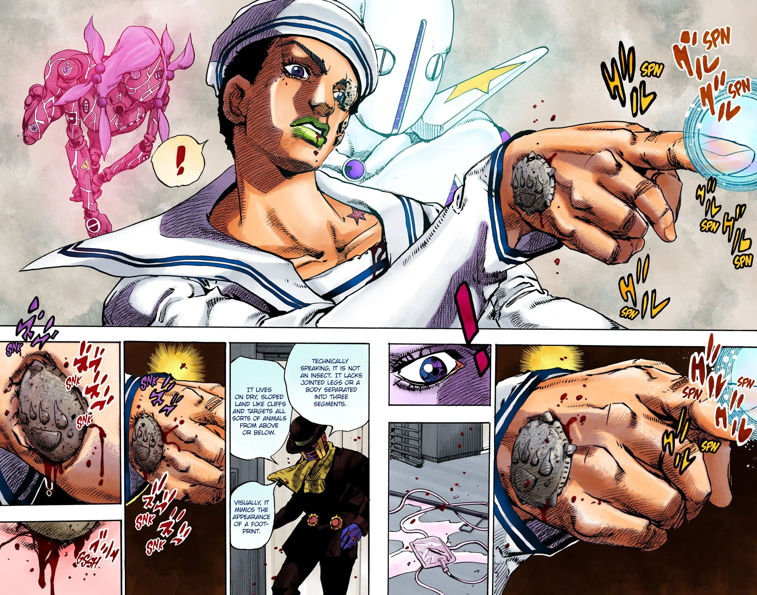JoJo's Bizarre Adventure, Part 8: JoJolion Colored Manga — Chapter 105 — Page 11