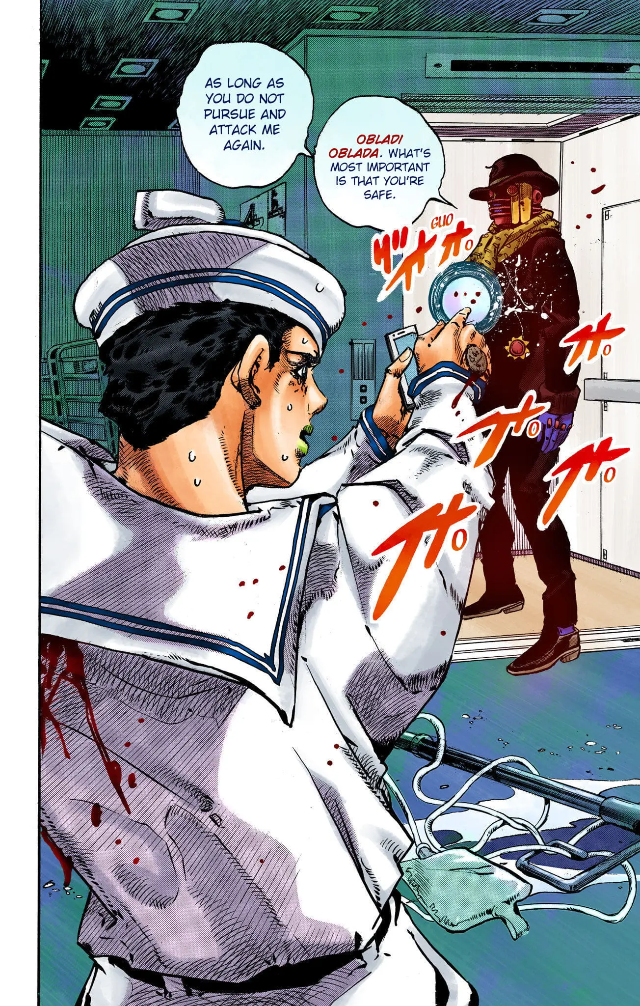 JoJo's Bizarre Adventure, Part 8: JoJolion Colored Manga — Chapter 105 — Page 12