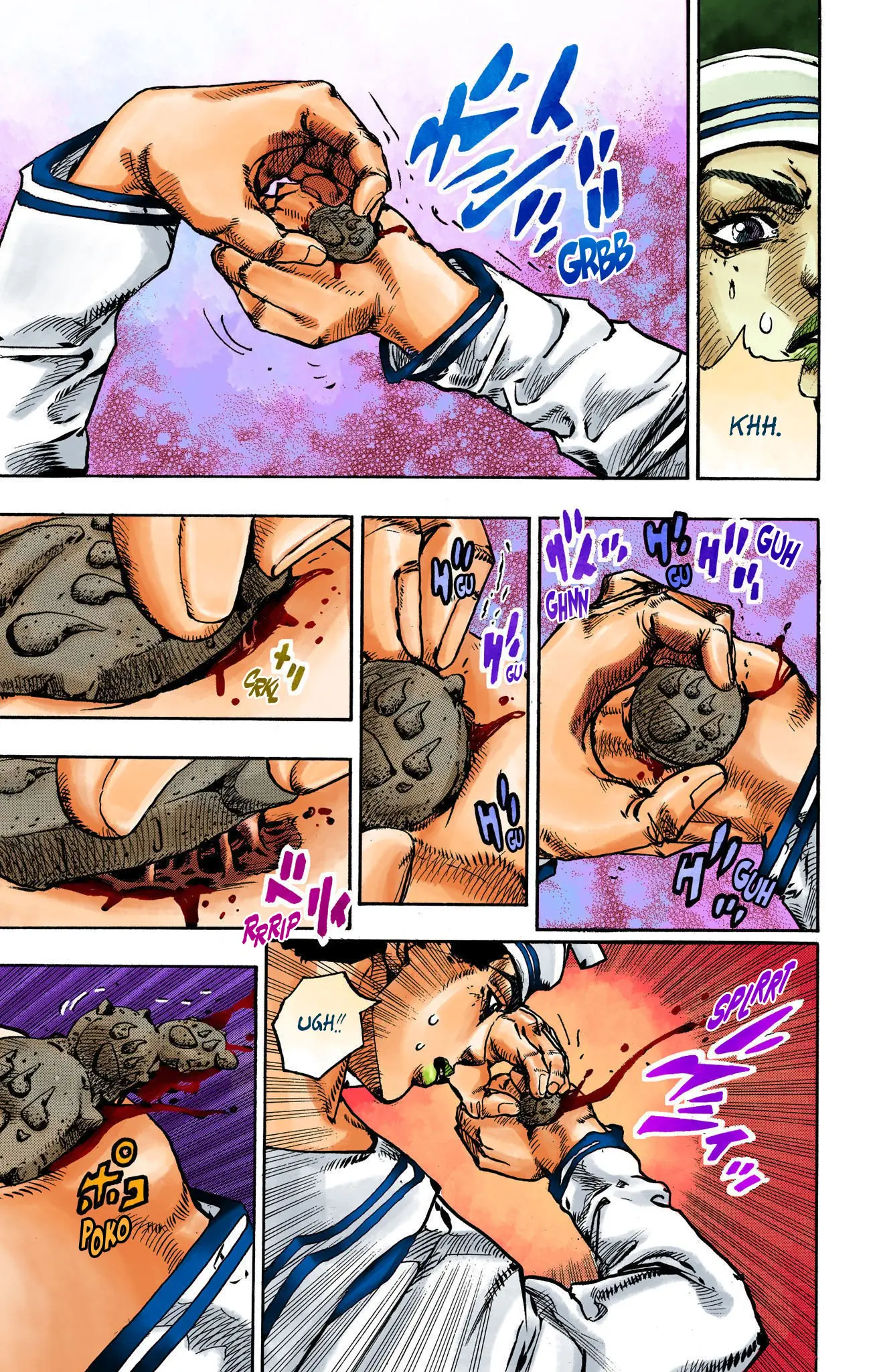 JoJo's Bizarre Adventure, Part 8: JoJolion Colored Manga — Chapter 105 — Page 13