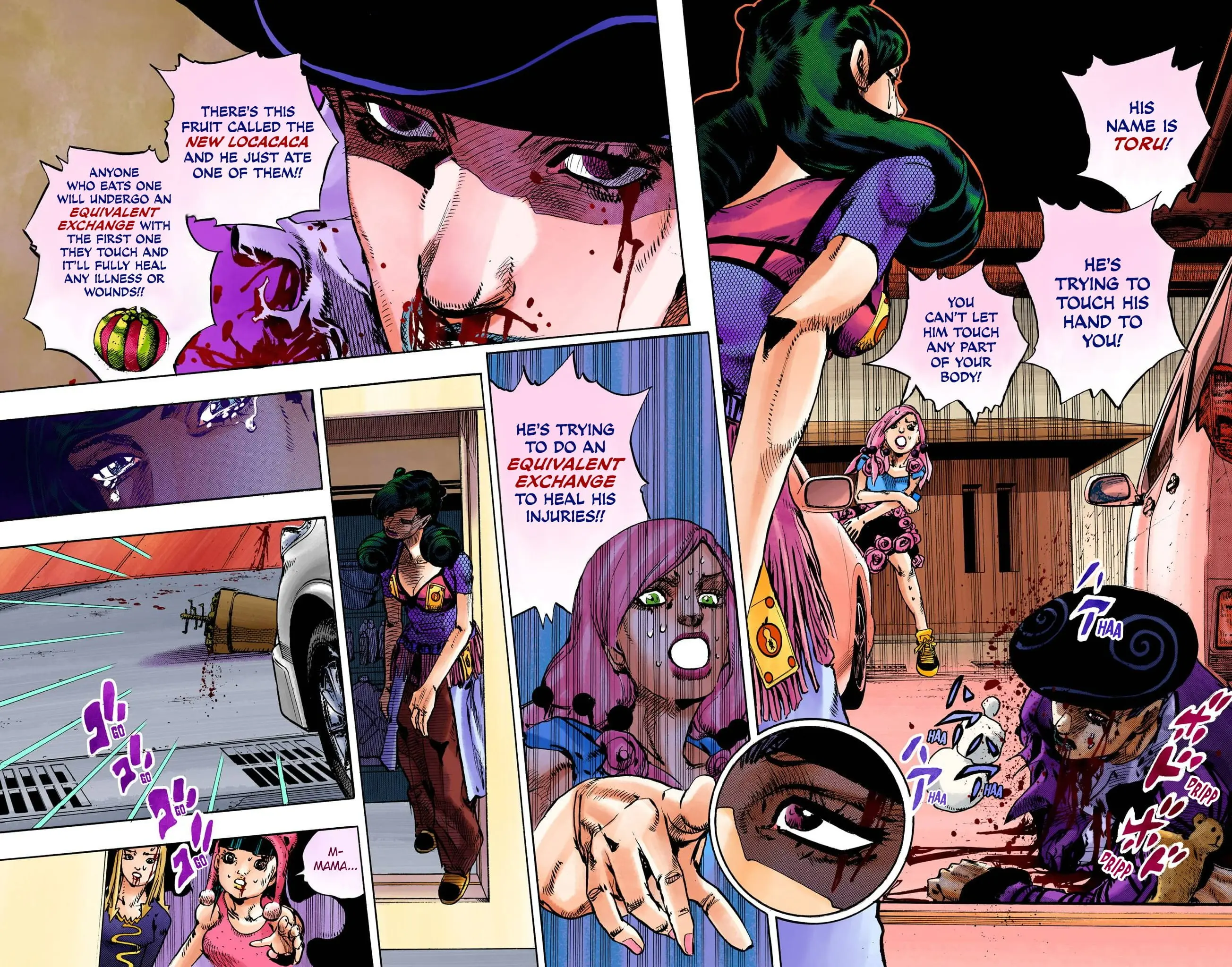 JoJo's Bizarre Adventure, Part 8: JoJolion Colored Manga — Chapter 107 — Page 13