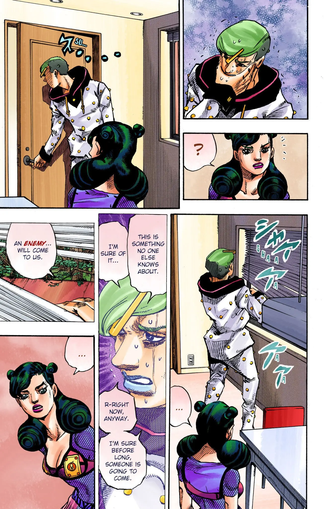 JoJo's Bizarre Adventure, Part 8: JoJolion Colored Manga — Chapter 107 — Page 35