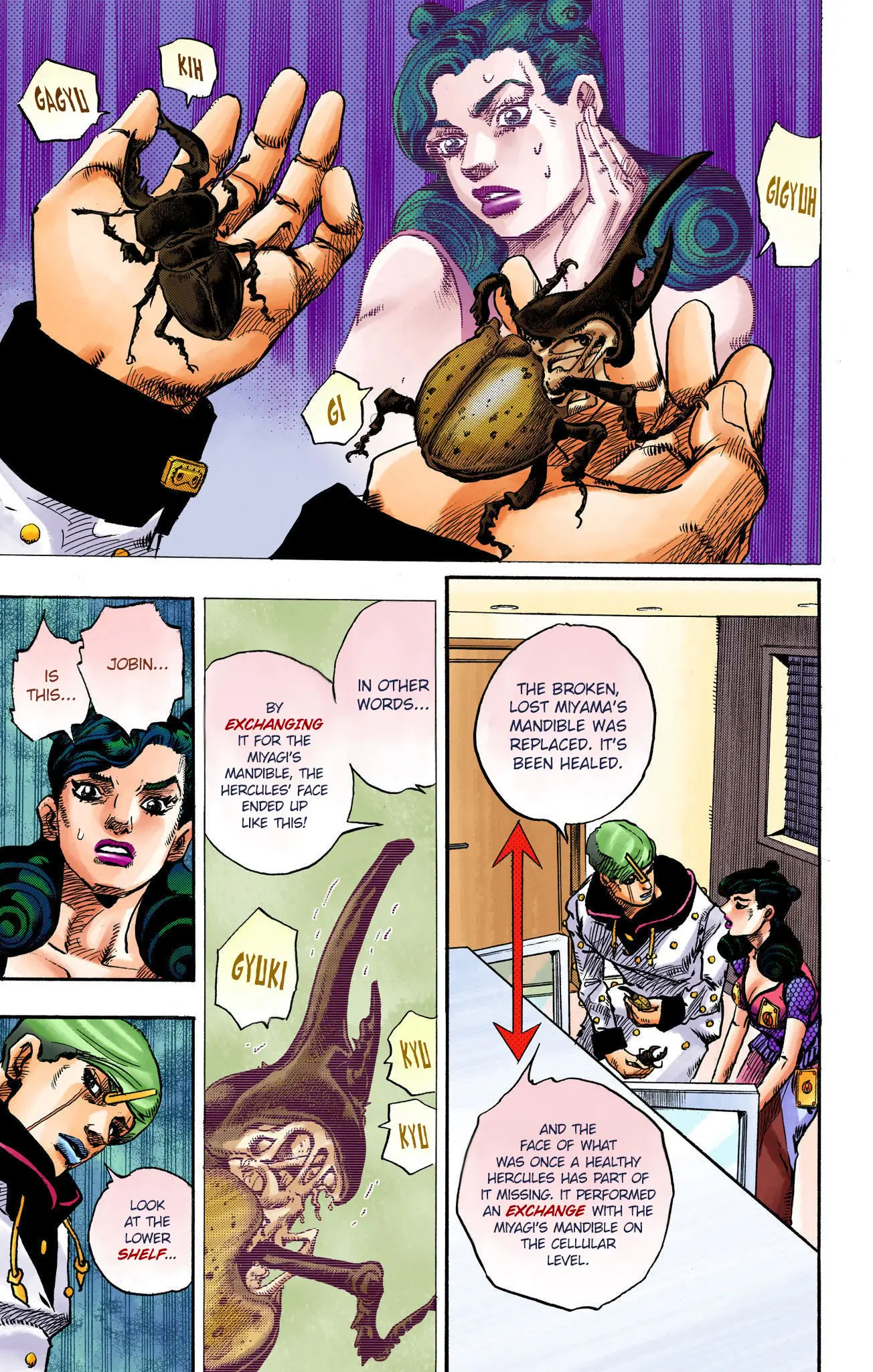 JoJo's Bizarre Adventure, Part 8: JoJolion Colored Manga — Chapter 107 — Page 37