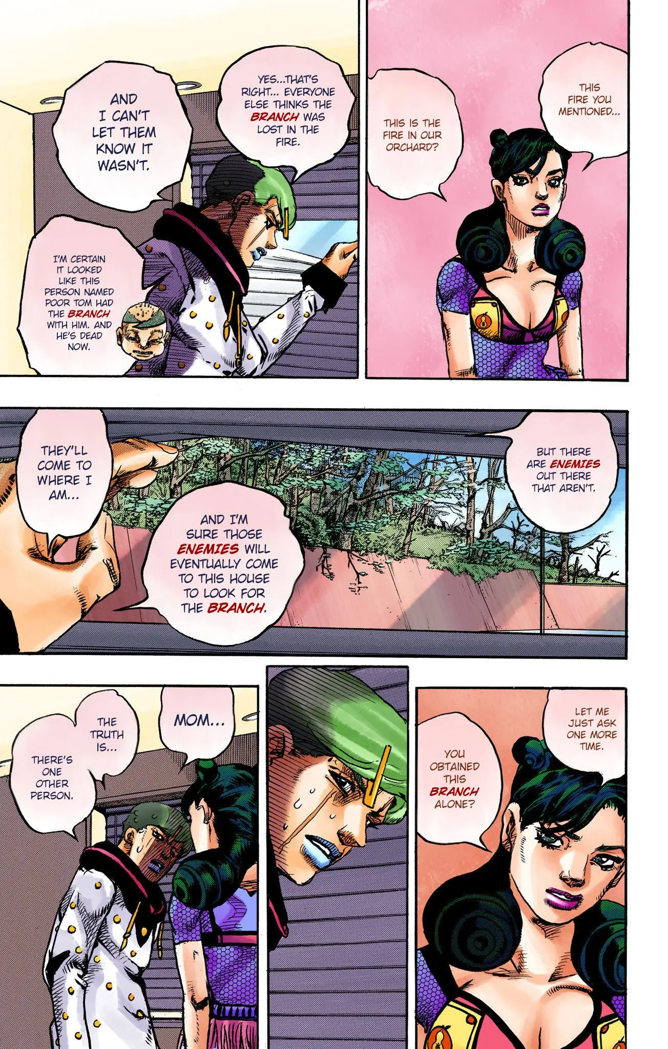 JoJo's Bizarre Adventure, Part 8: JoJolion Colored Manga — Chapter 107 — Page 40