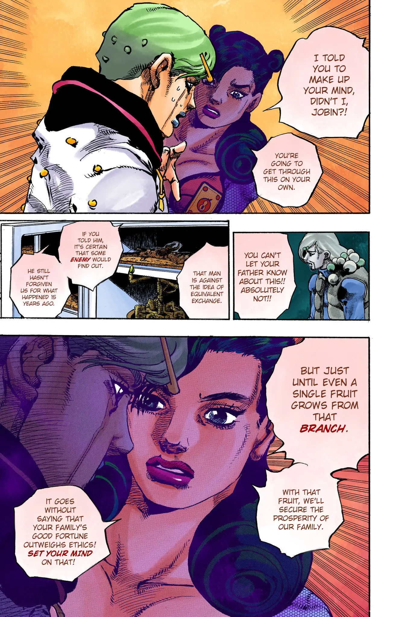 JoJo's Bizarre Adventure, Part 8: JoJolion Colored Manga — Chapter 107 — Page 42