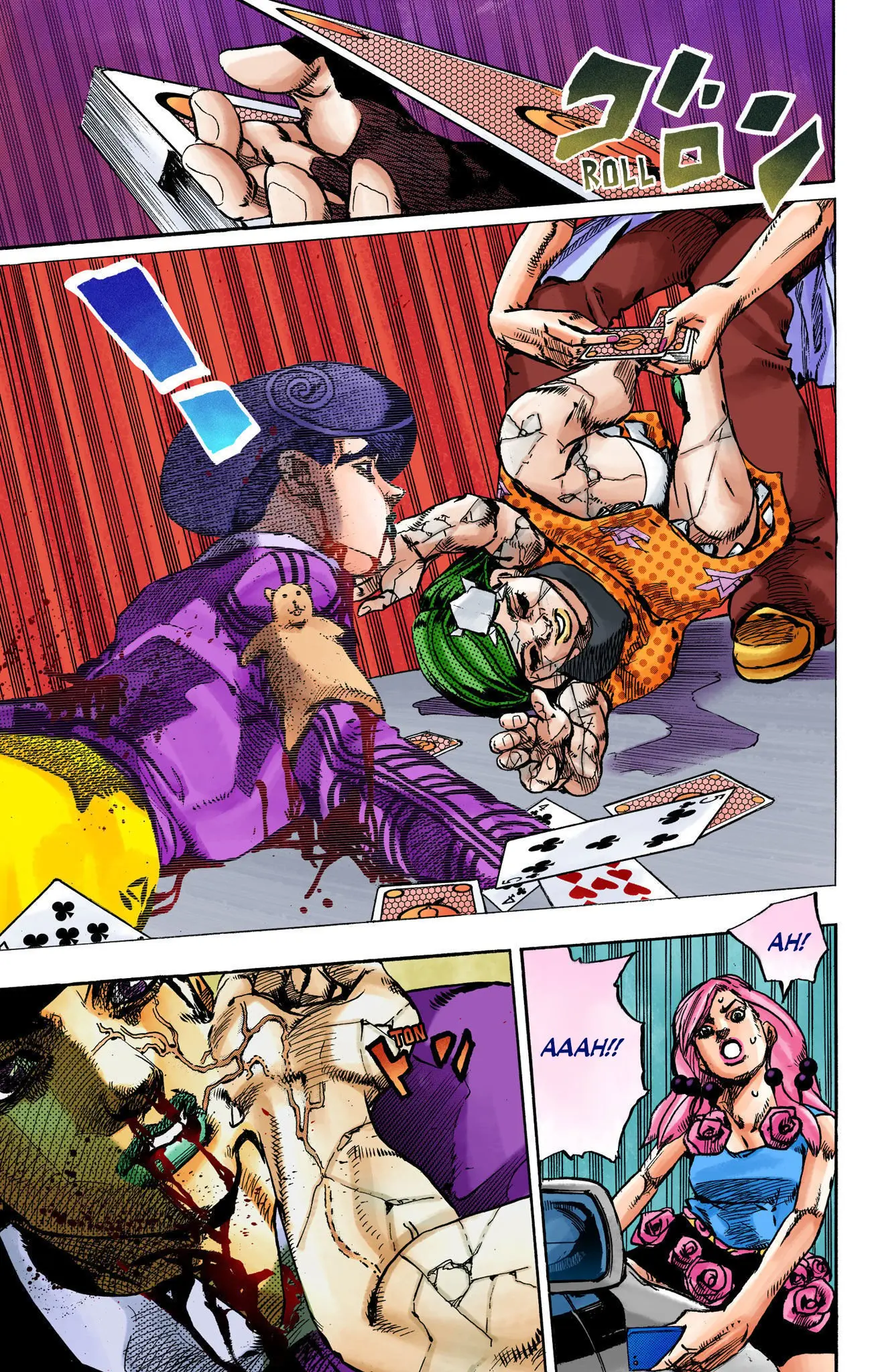 JoJo's Bizarre Adventure, Part 8: JoJolion Colored Manga — Chapter 107 — Page 45