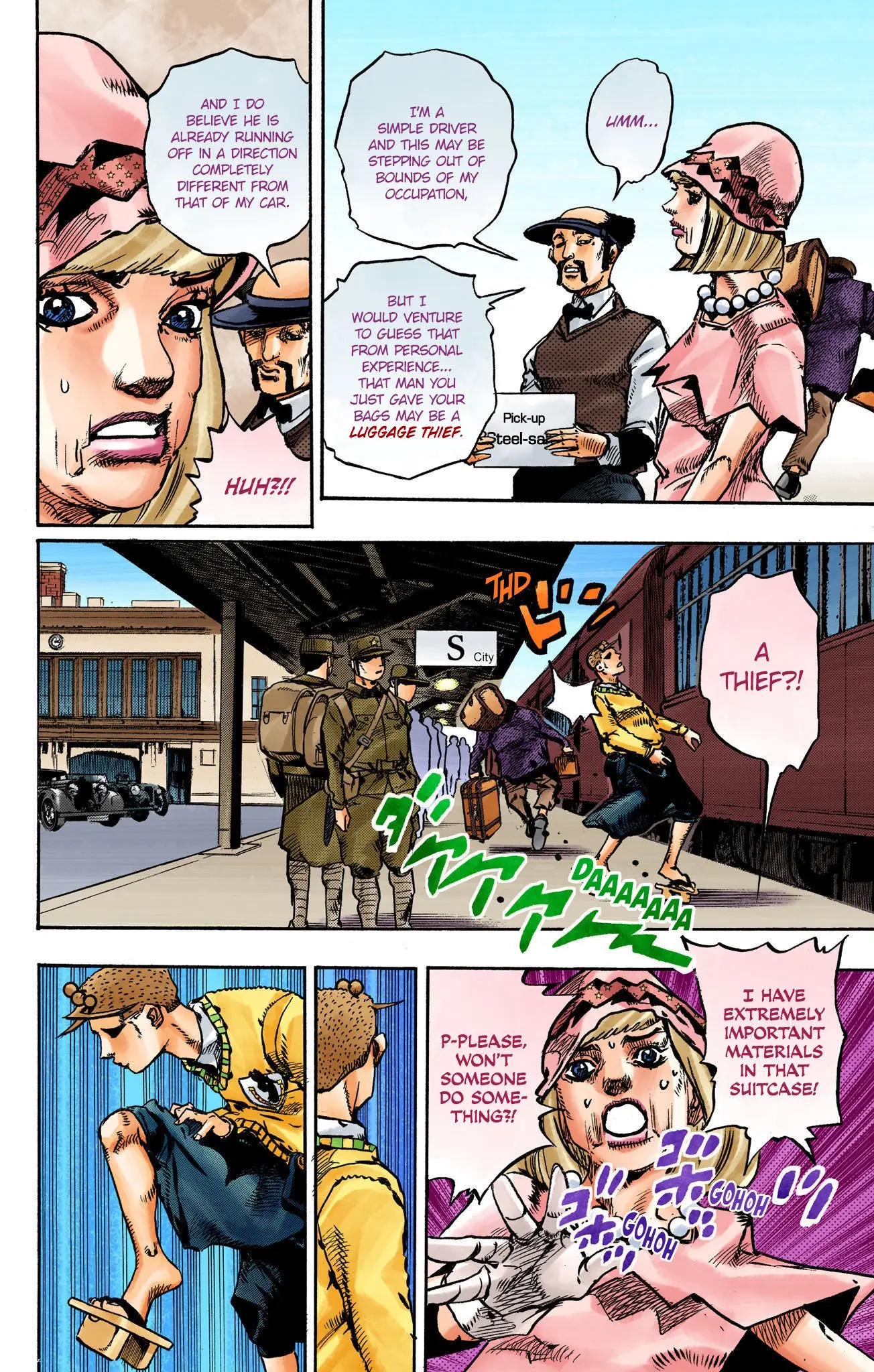 JoJo's Bizarre Adventure, Part 8: JoJolion Colored Manga — Chapter 109 — Page 6