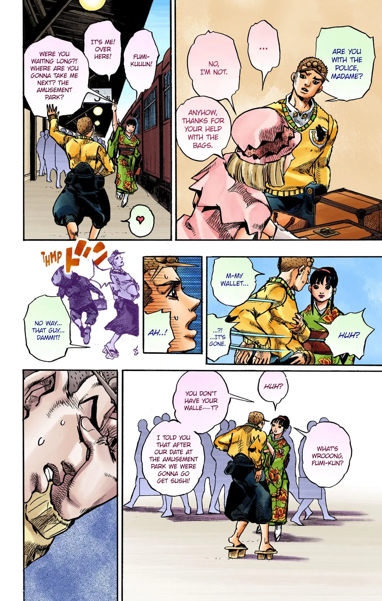 JoJo's Bizarre Adventure, Part 8: JoJolion Colored Manga — Chapter 109 — Page 10