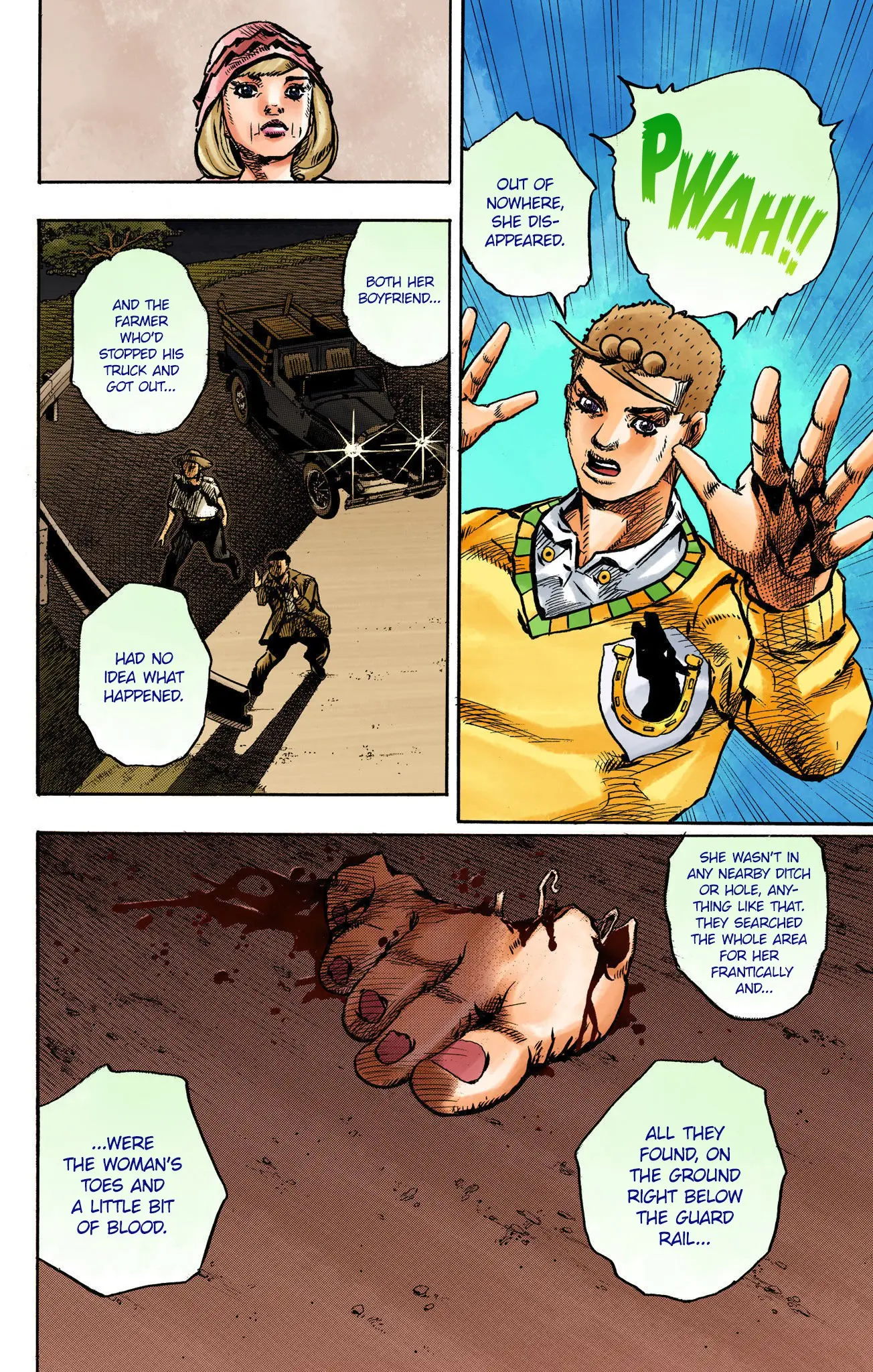 JoJo's Bizarre Adventure, Part 8: JoJolion Colored Manga — Chapter 109 — Page 14