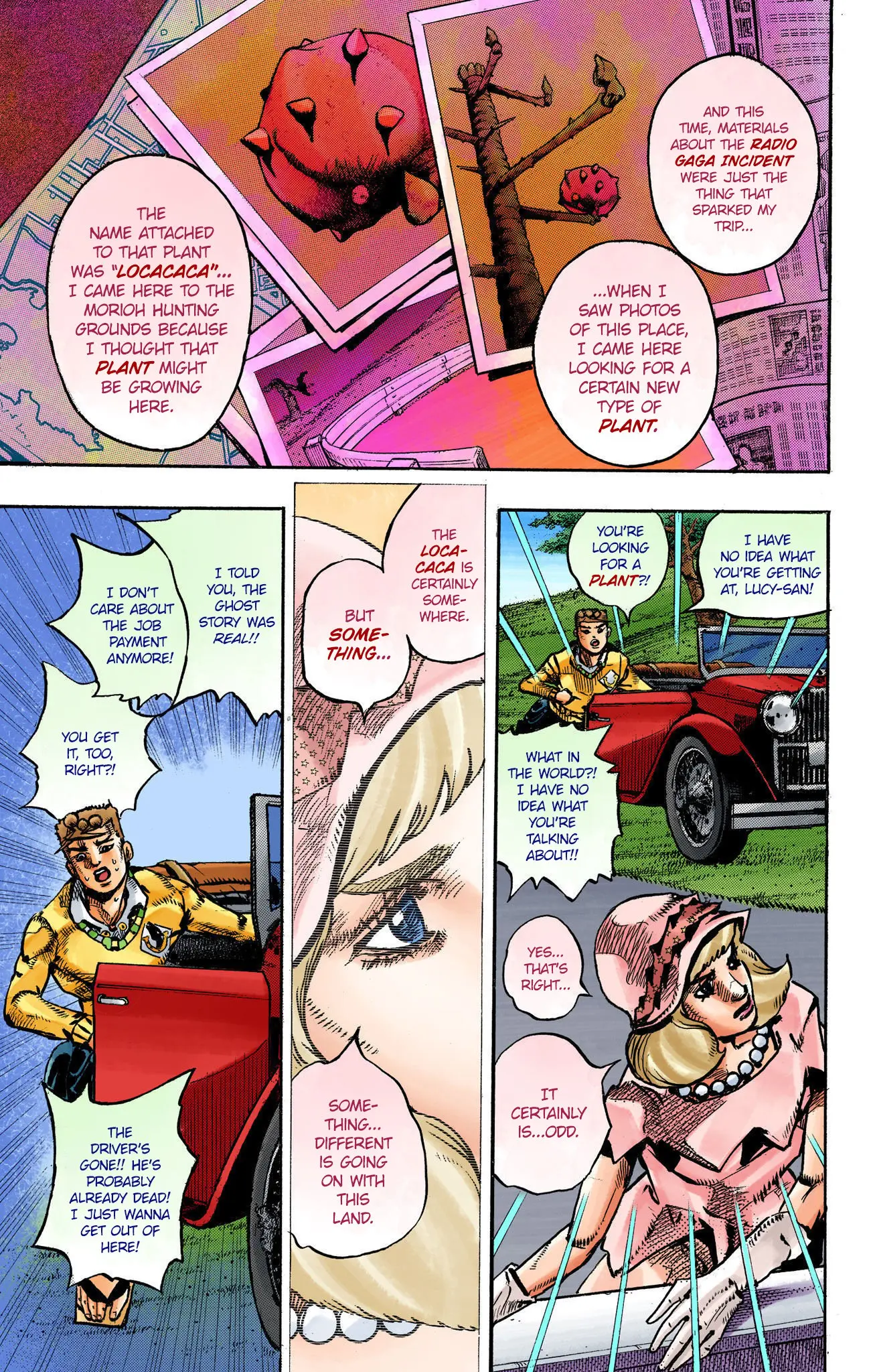 JoJo's Bizarre Adventure, Part 8: JoJolion Colored Manga — Chapter 109 — Page 34
