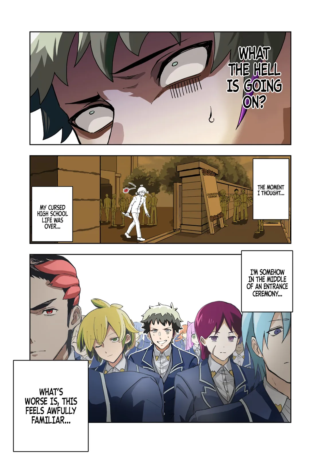 Dungeon Gakuen no Teihen ni Tensei Shita kedo, Naze ka Ore ni wa Kouryaku Hon ga Aru — Chapter 1 — Page 5