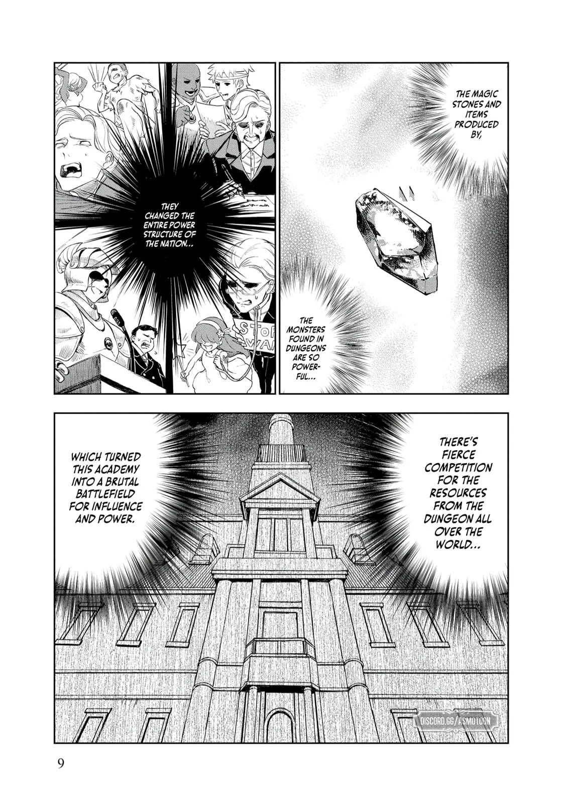 Dungeon Gakuen no Teihen ni Tensei Shita kedo, Naze ka Ore ni wa Kouryaku Hon ga Aru — Chapter 1 — Page 10