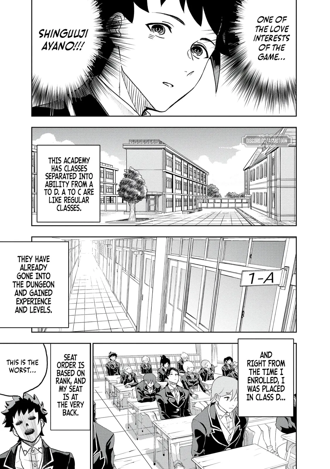 Dungeon Gakuen no Teihen ni Tensei Shita kedo, Naze ka Ore ni wa Kouryaku Hon ga Aru — Chapter 1 — Page 14