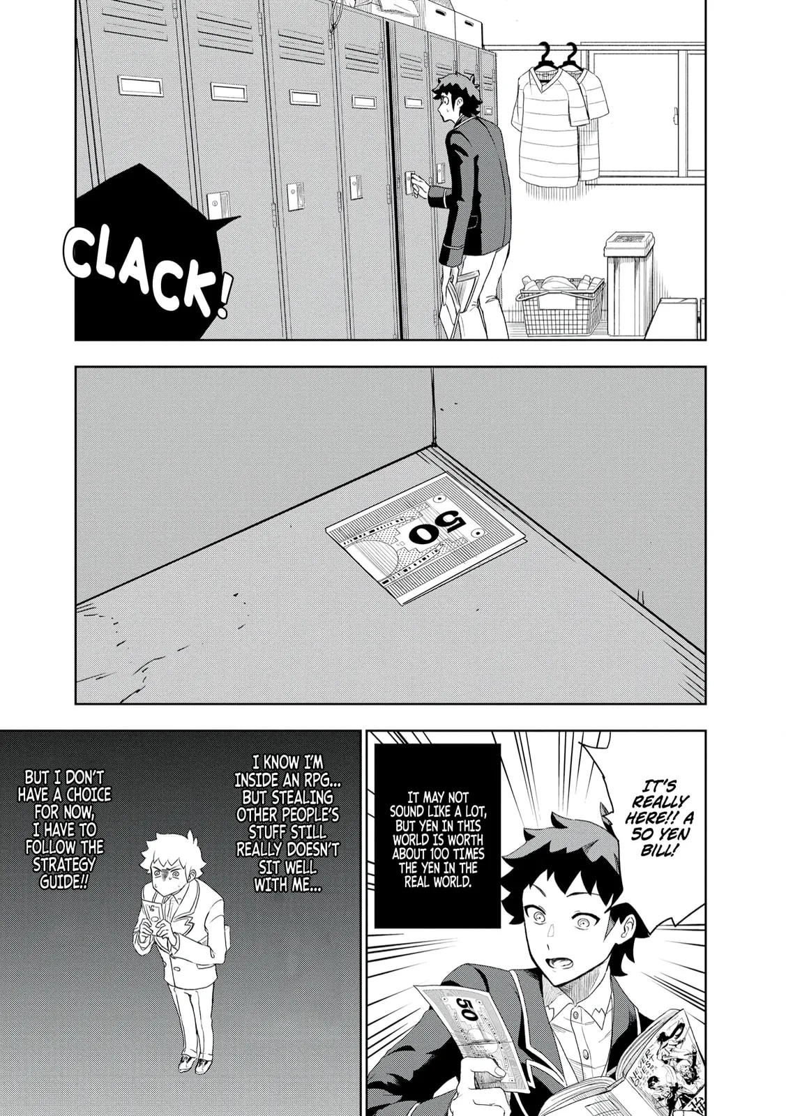 Dungeon Gakuen no Teihen ni Tensei Shita kedo, Naze ka Ore ni wa Kouryaku Hon ga Aru — Chapter 2 — Page 11